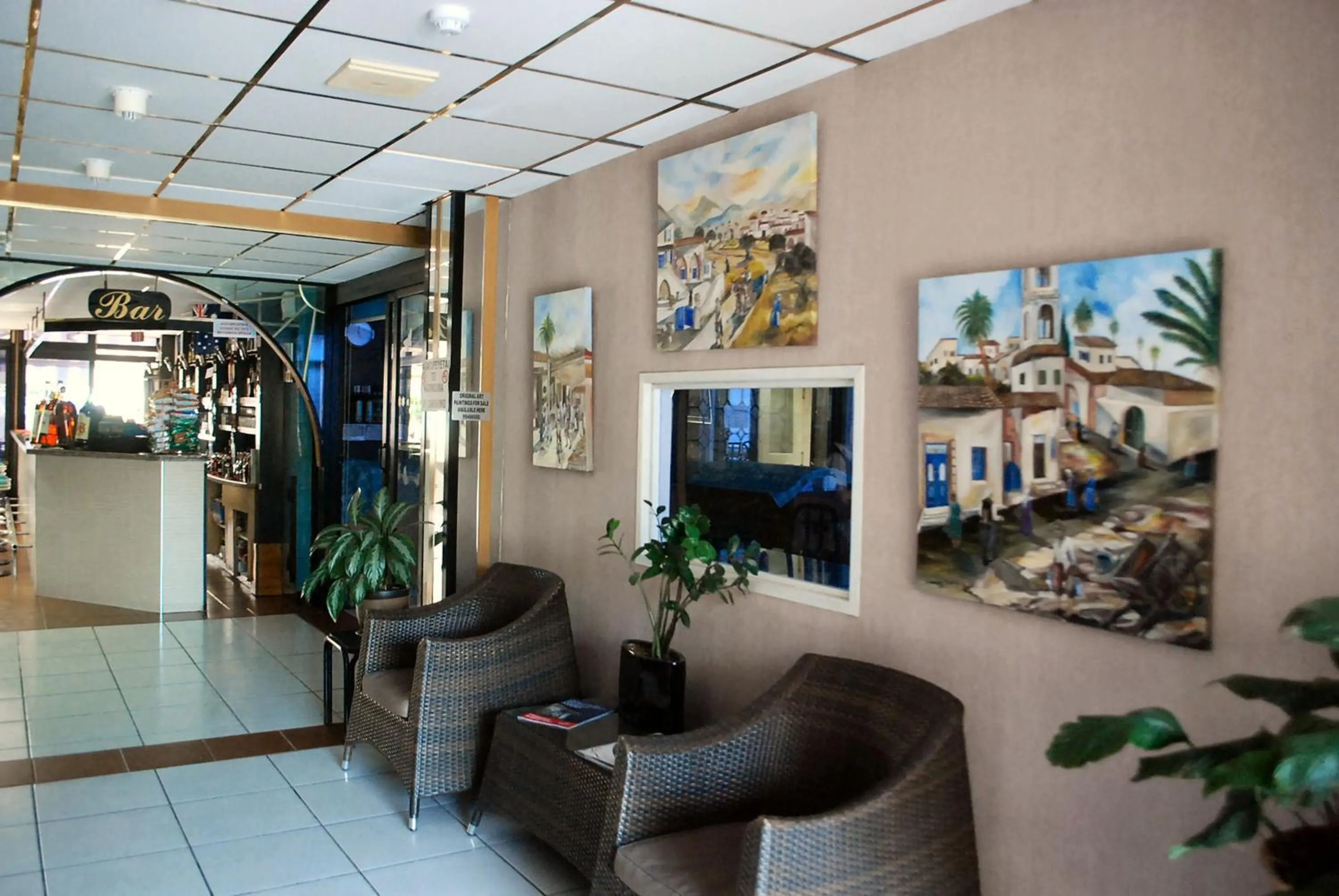 Lobby or reception in San Remo Hotel