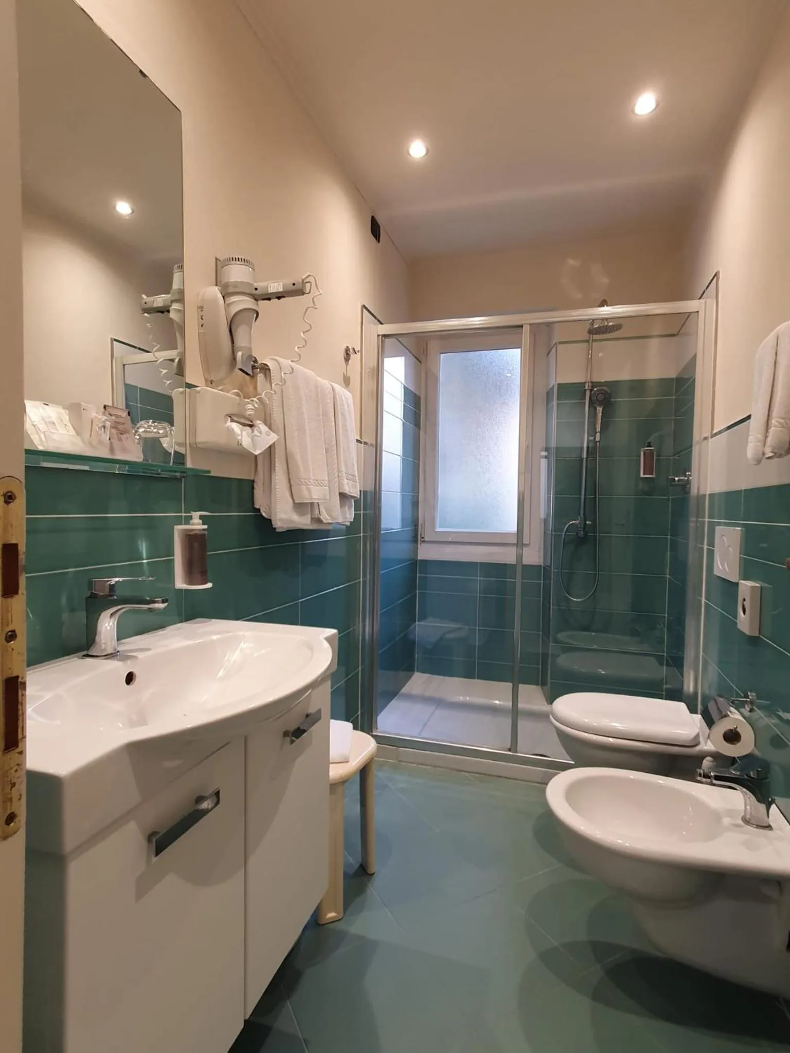 Shower in Hotel Regina