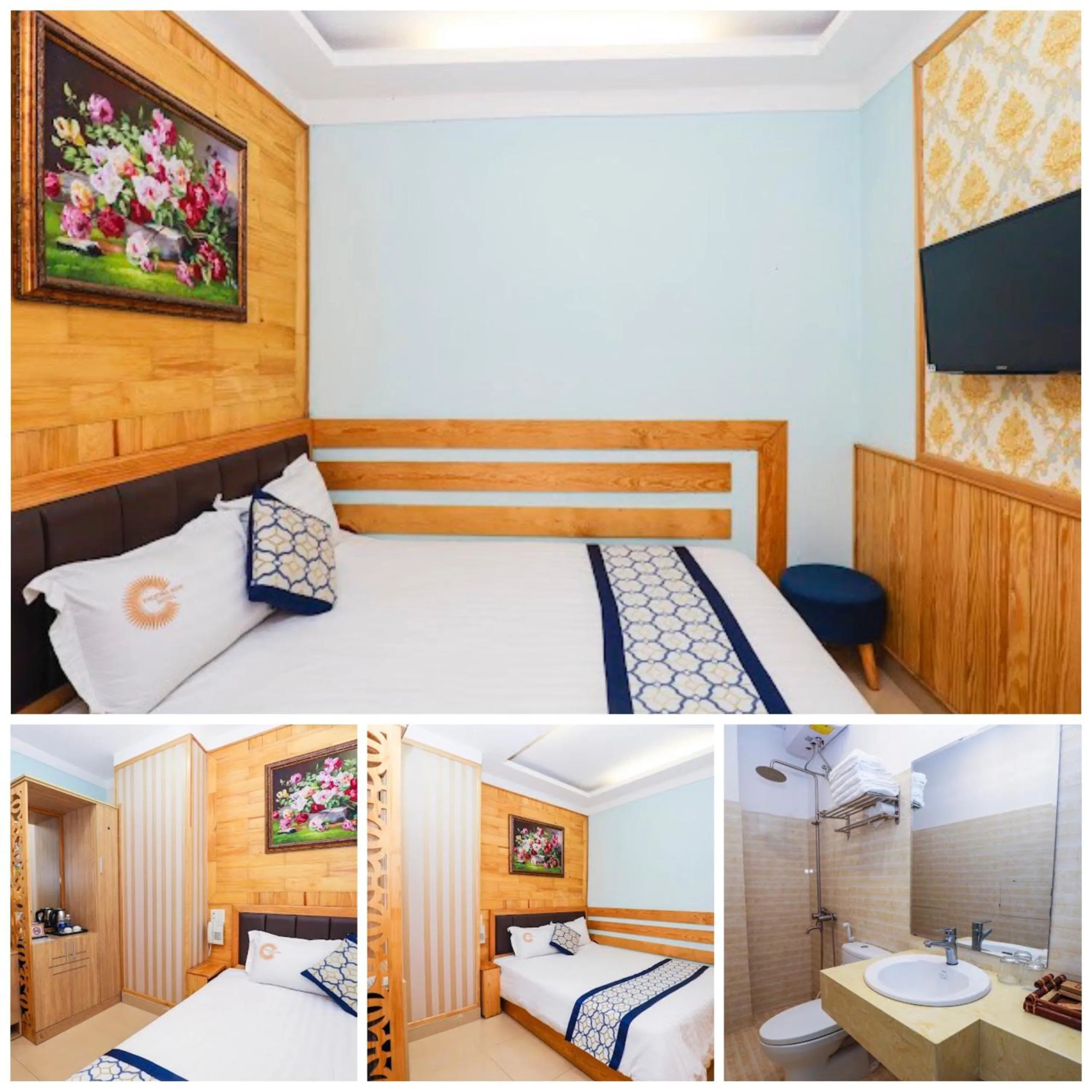 Bed in Hotel Phuong Nghi