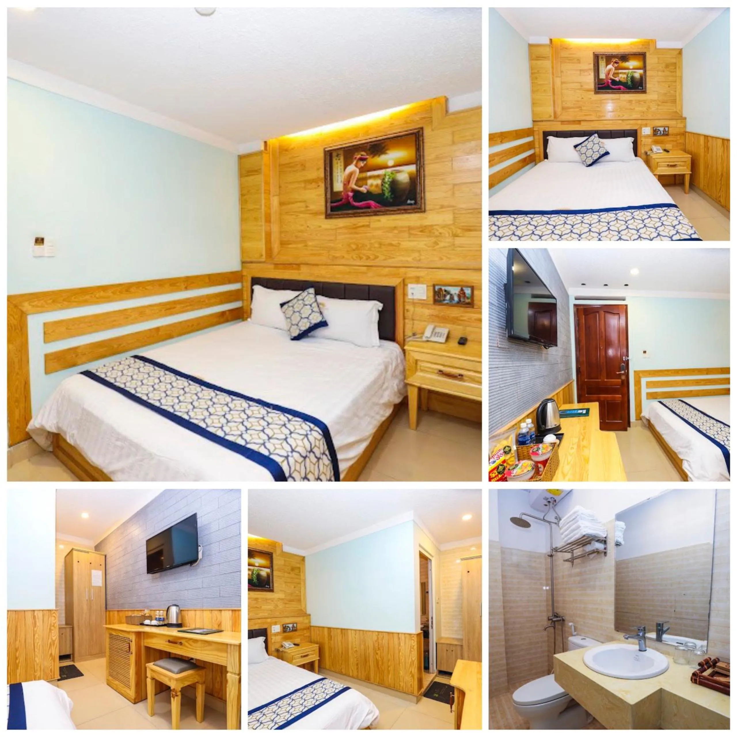 Bed in Hotel Phuong Nghi