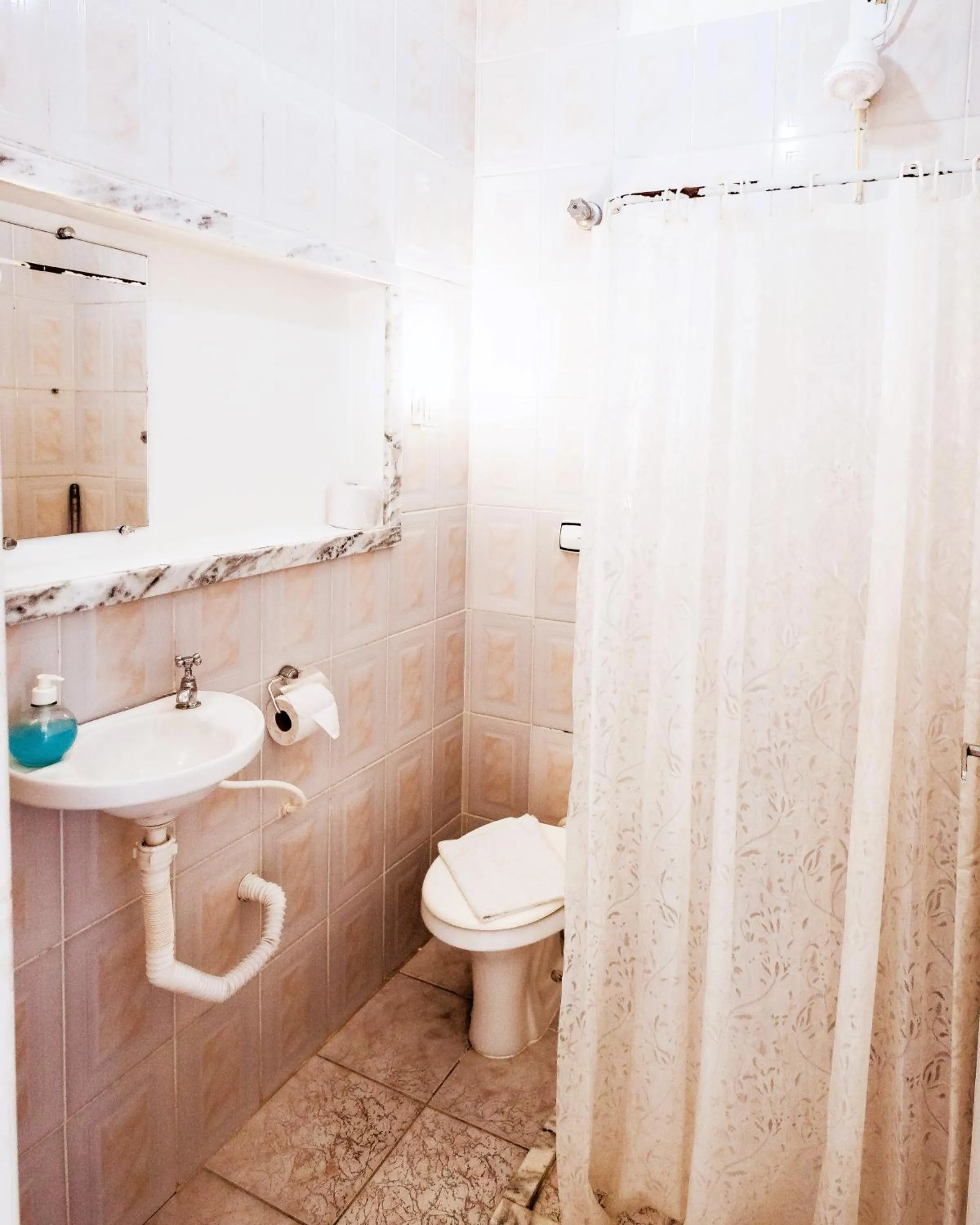 Bathroom in Pousada Peruibe 455