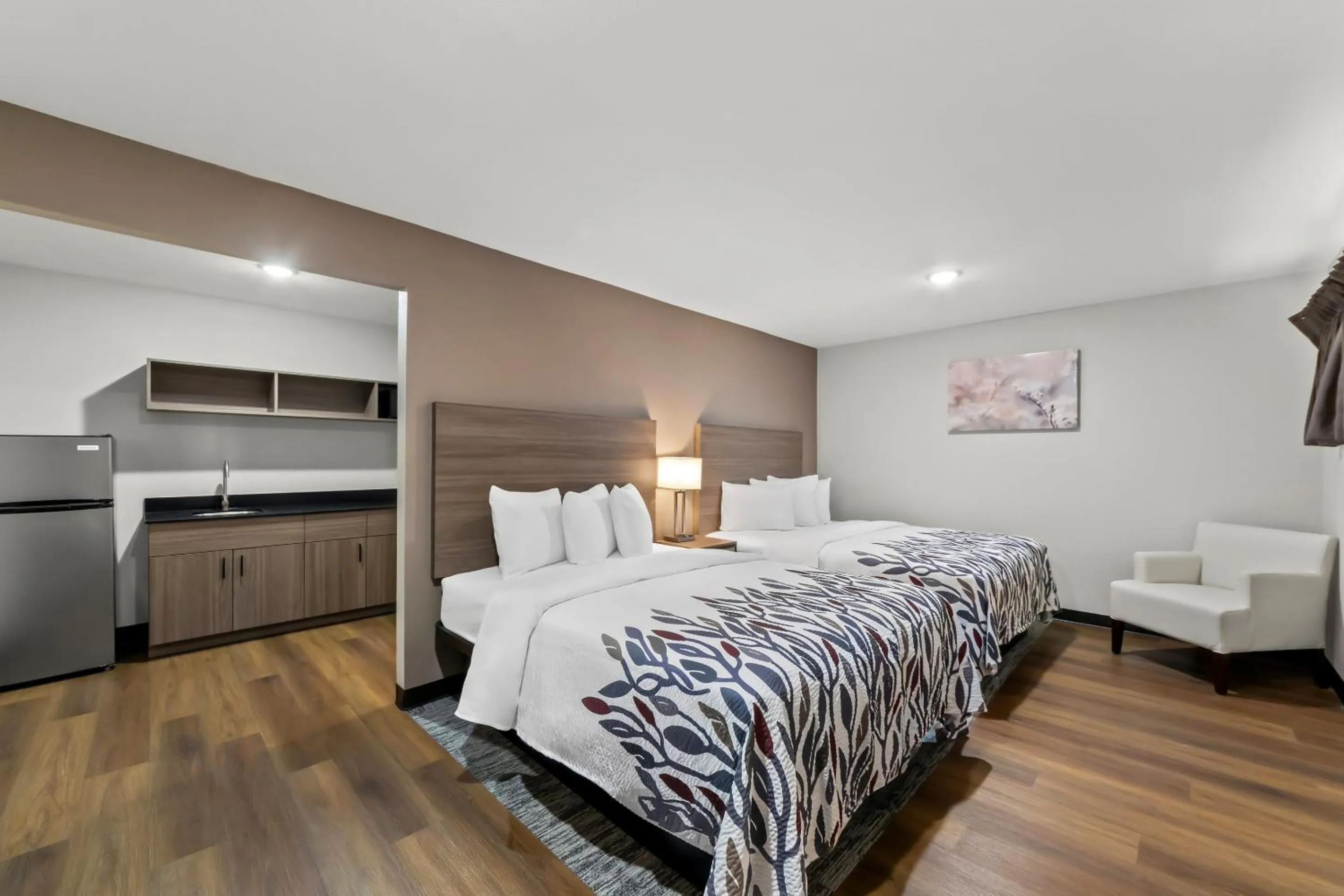 Bedroom, Bed in Red Roof Inn Del Rio