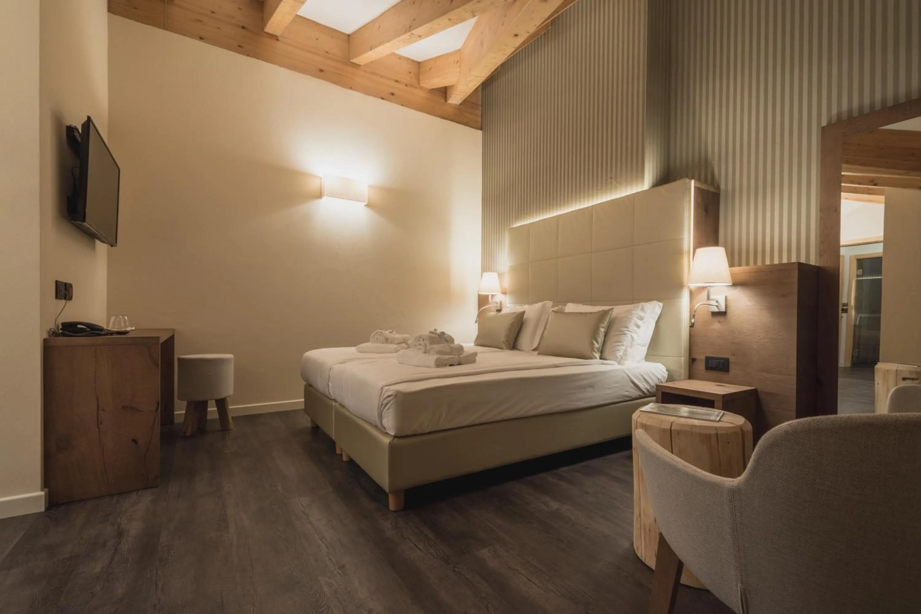 Bed in X Alp Hotel