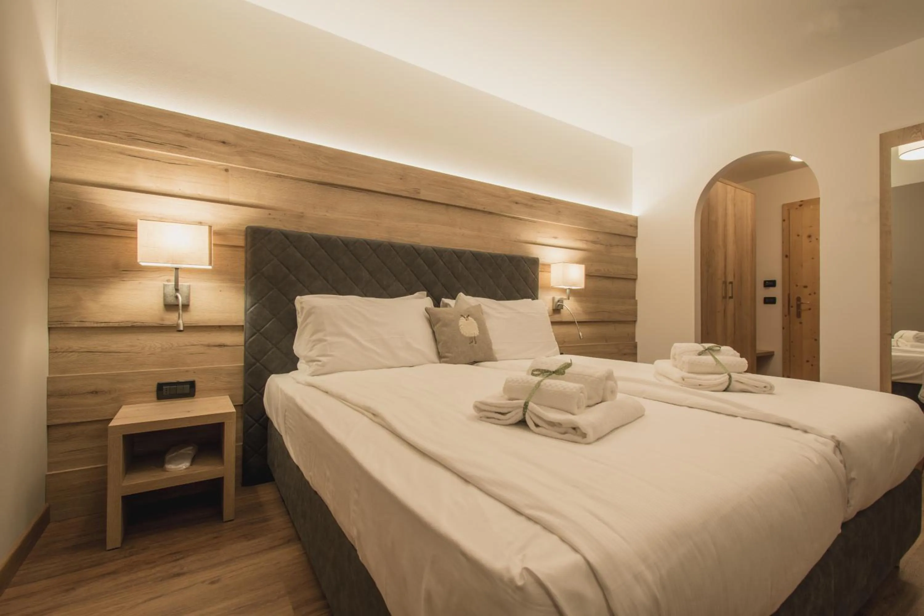 Bed in X Alp Hotel