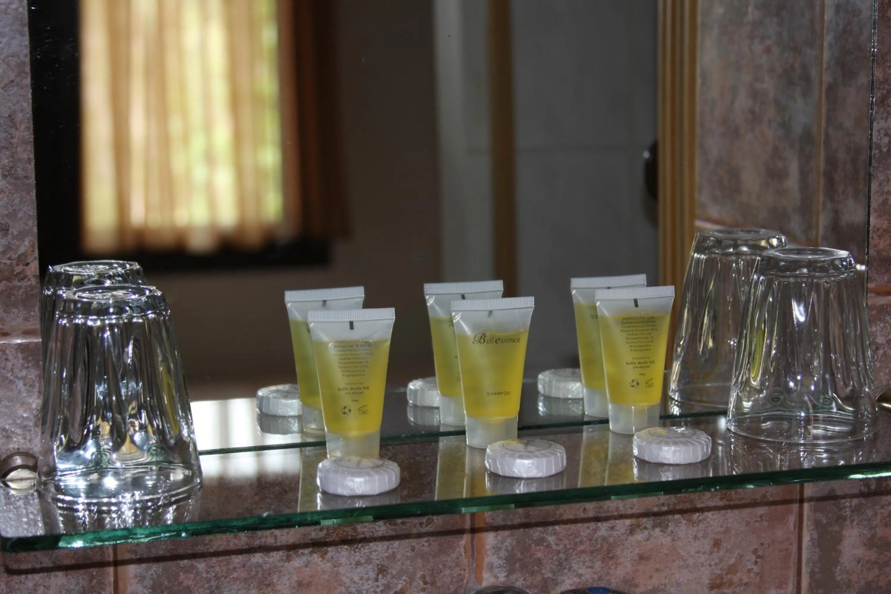 Decorative detail in Tempi Hotel