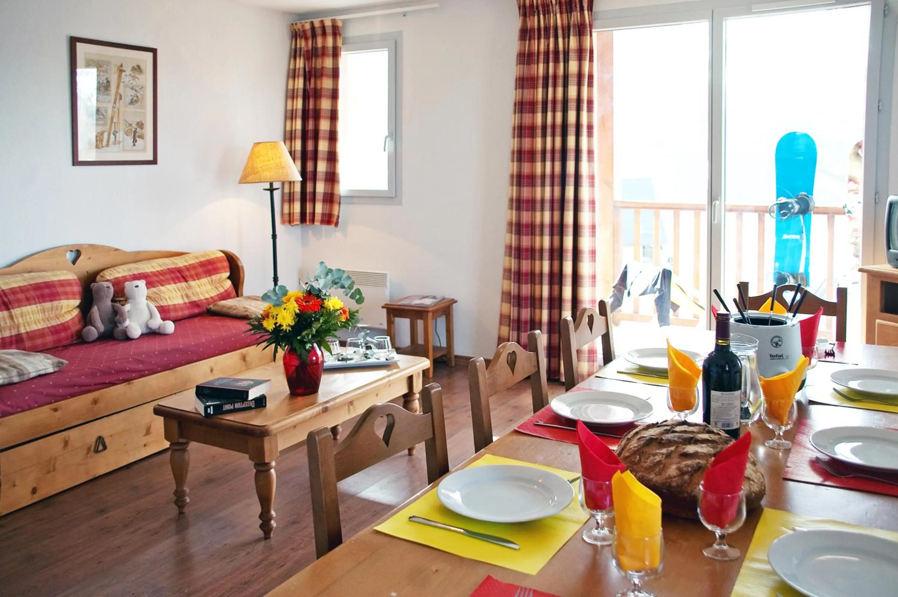 Living room in Résidence Goélia Le Hameau de Balestas