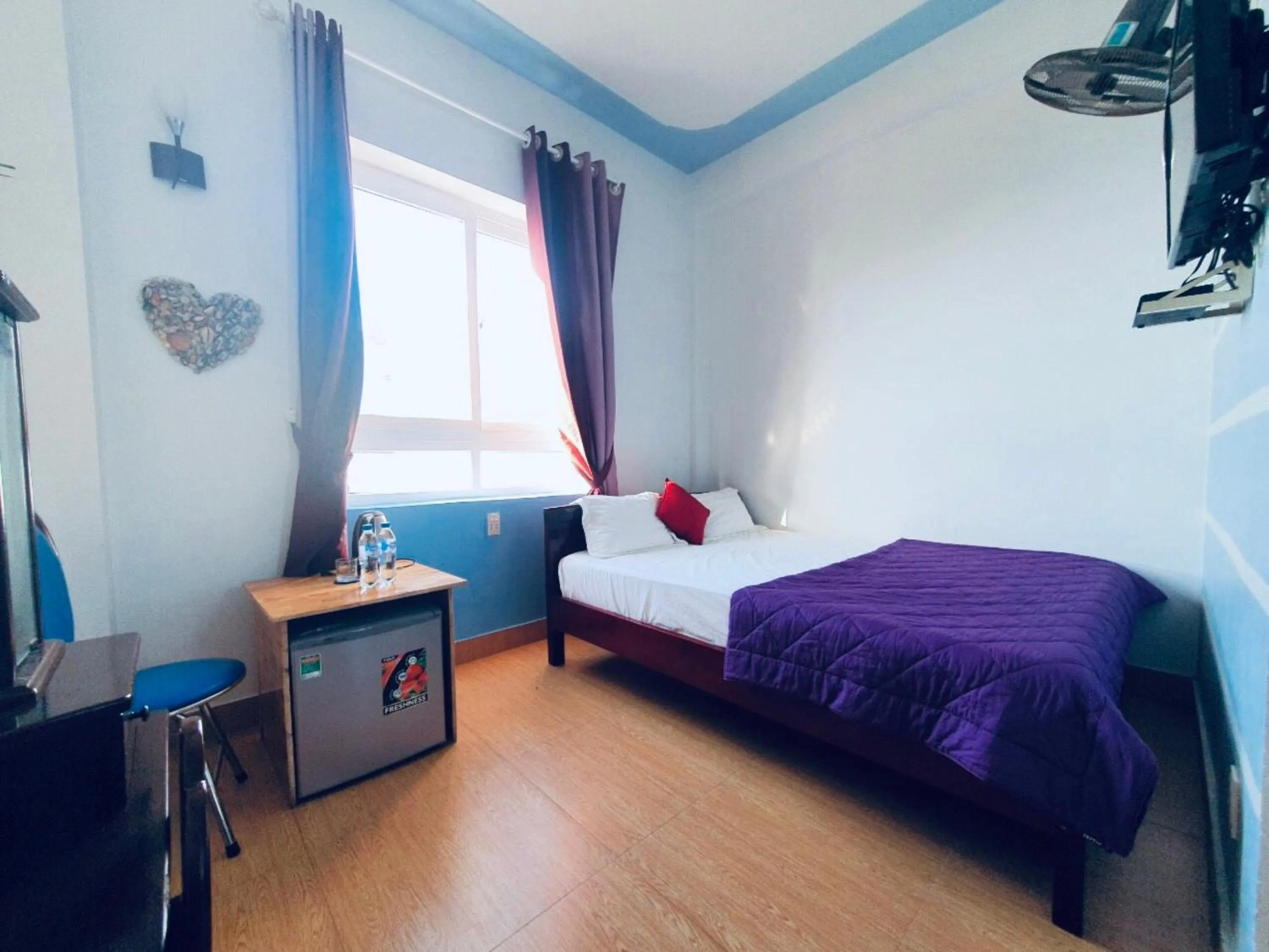 Bed in Thanh Tran Guesthouse Lý Sơn