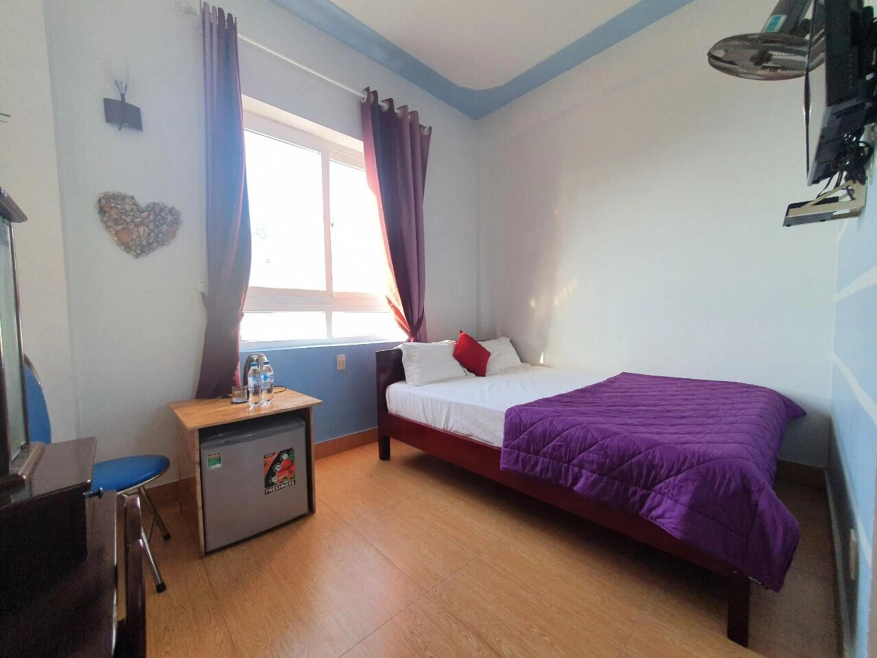 Bed in Thanh Tran Guesthouse Lý Sơn