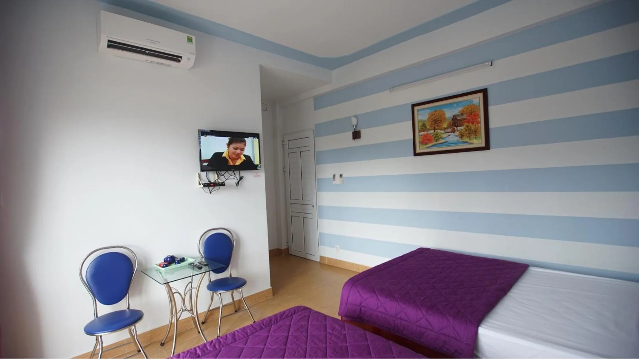 Bed in Thanh Tran Guesthouse Lý Sơn