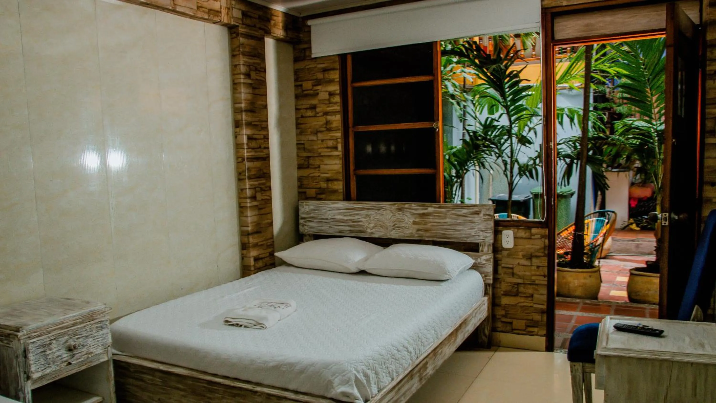 Bed in Hotel La Casona de Getsemani