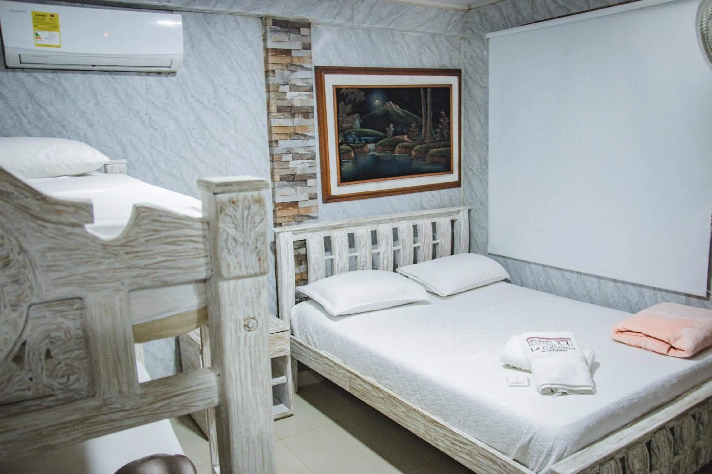 Bed in Hotel La Casona de Getsemani