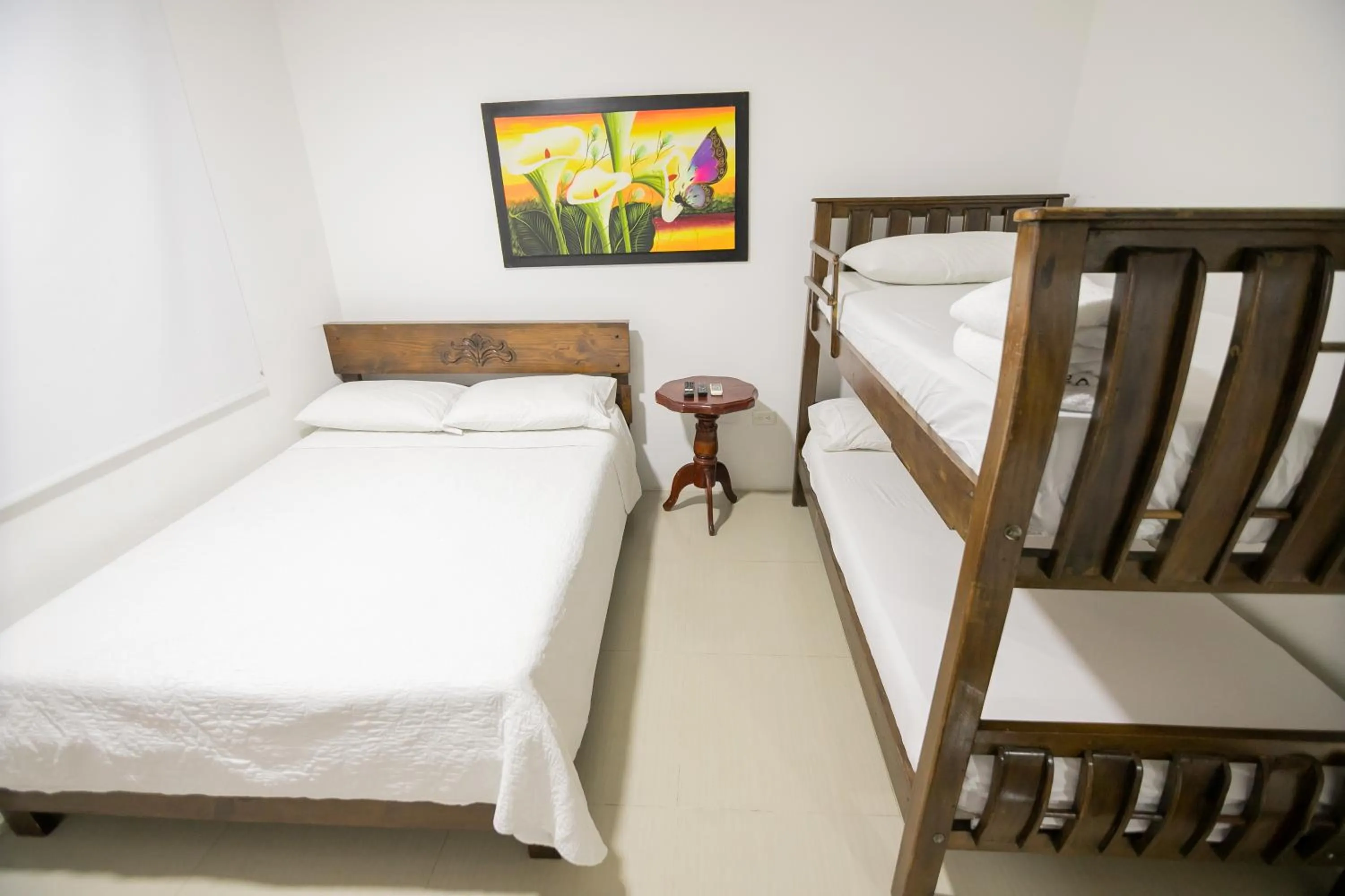 Bed in Hotel La Casona de Getsemani