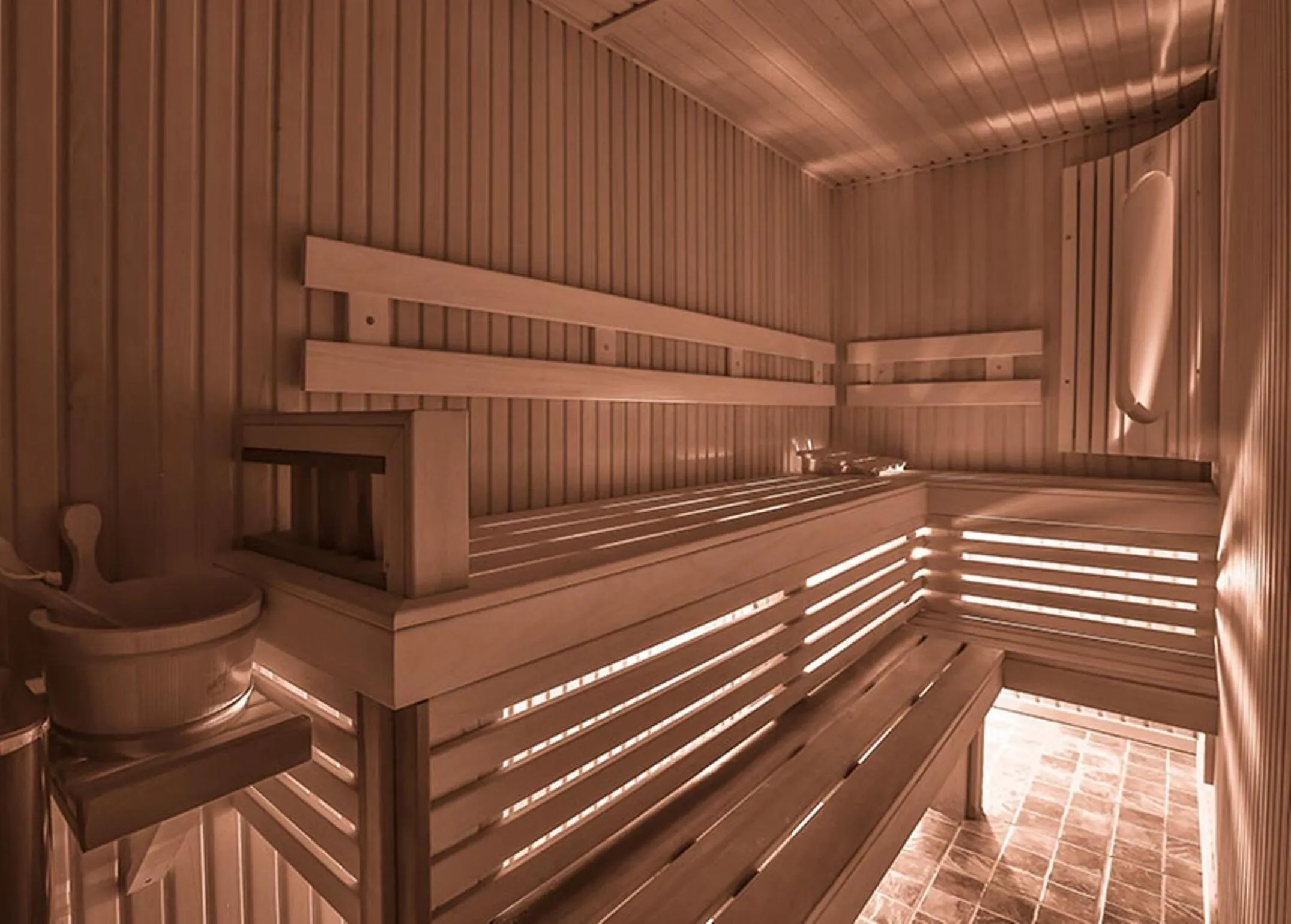 Sauna in Le Chateau du Lac