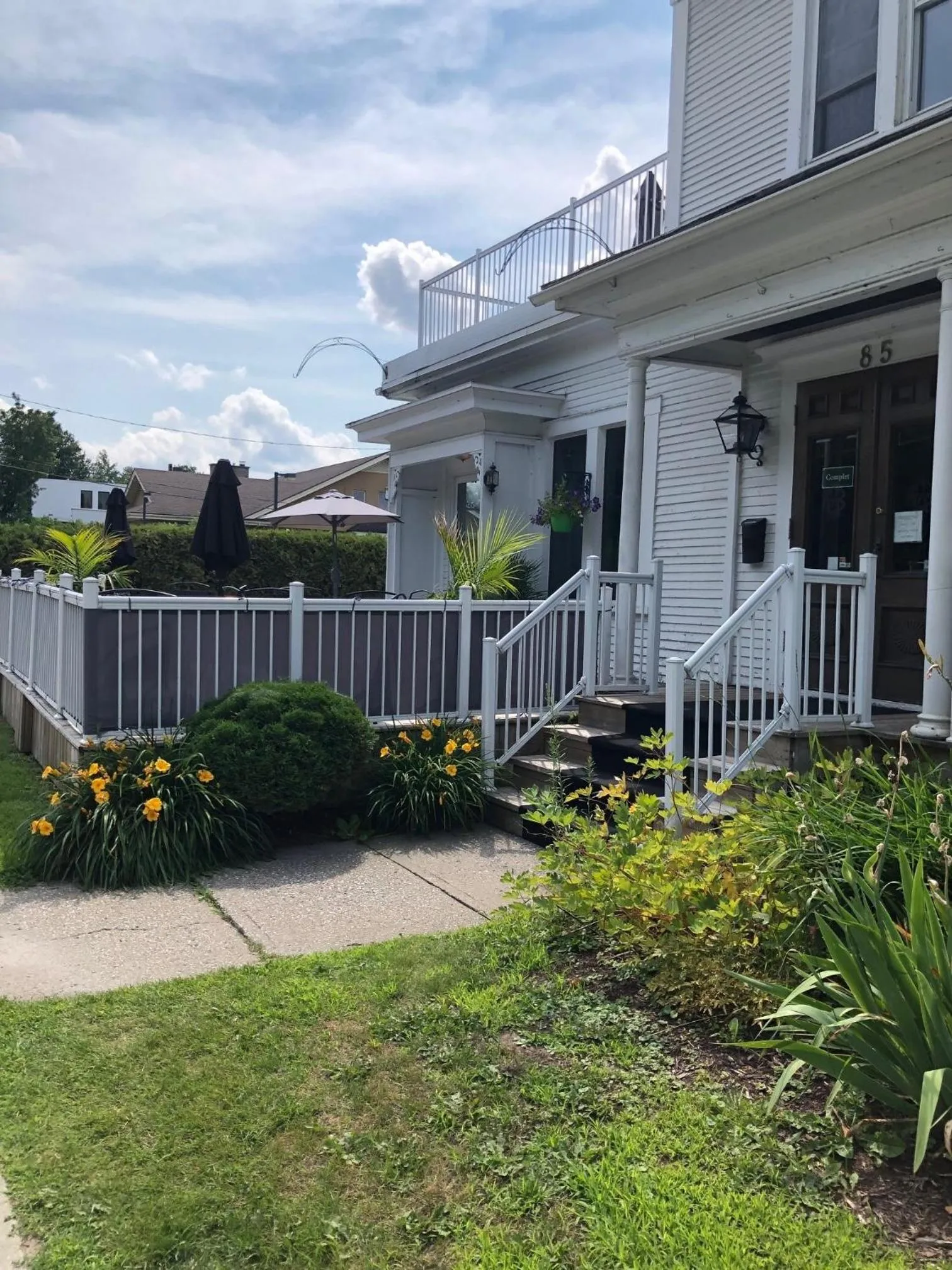 Patio in Le Chateau du Lac