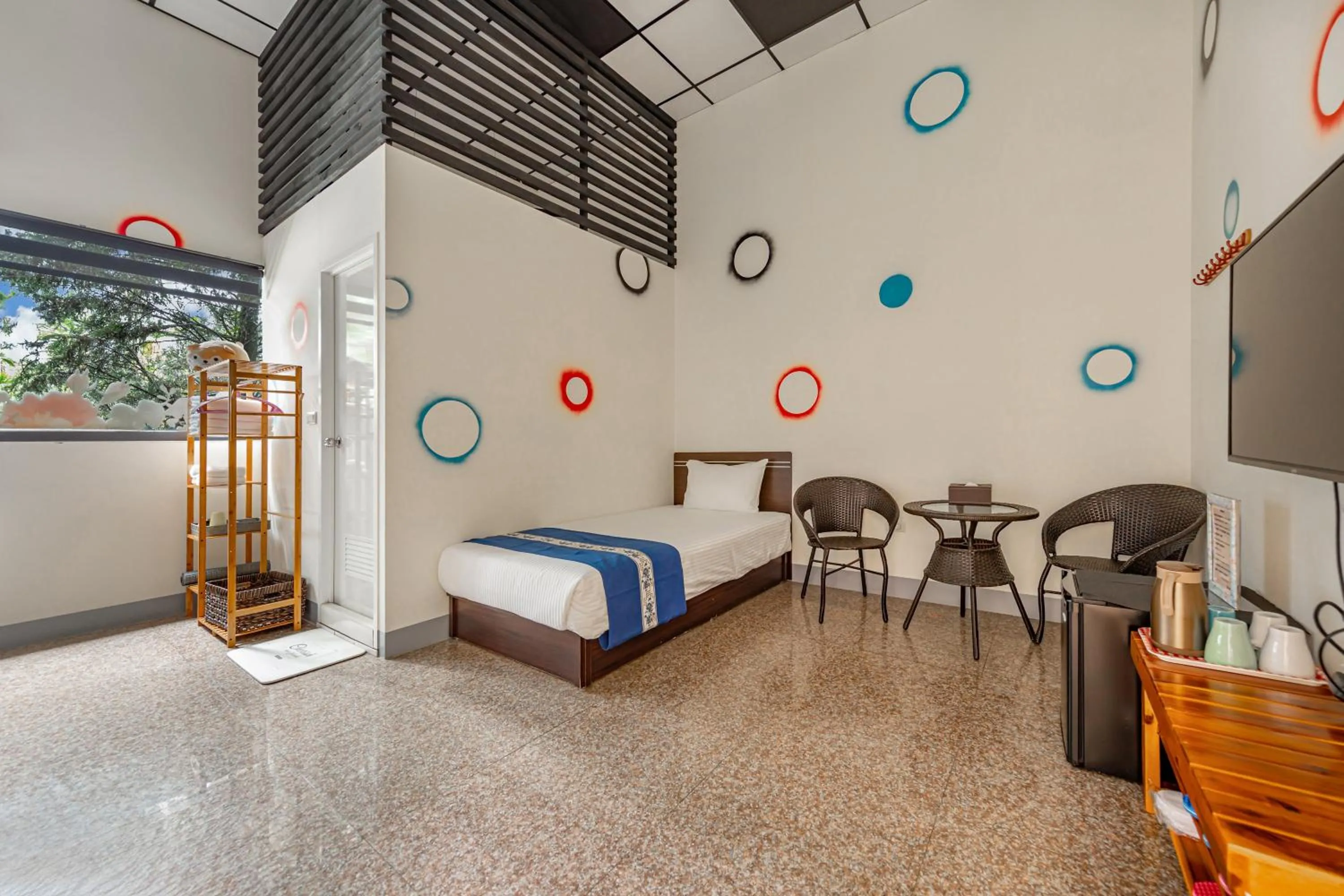 Bed in Sun Moon Lake Jinlongshan BnB