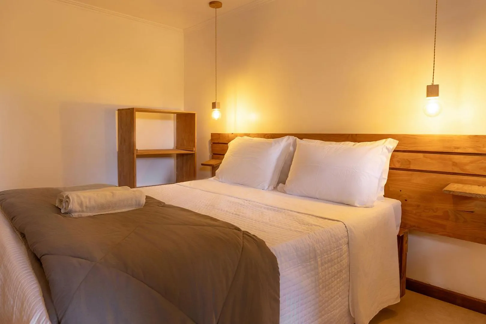 Bed in Pousada Marimar