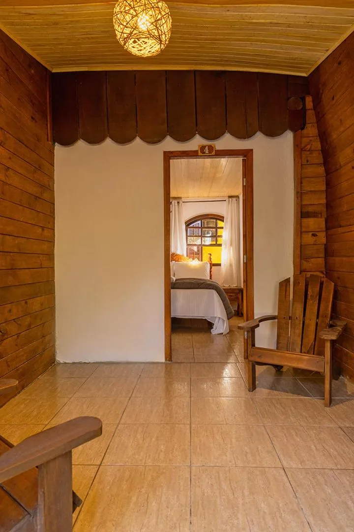 Bed in Pousada Marimar