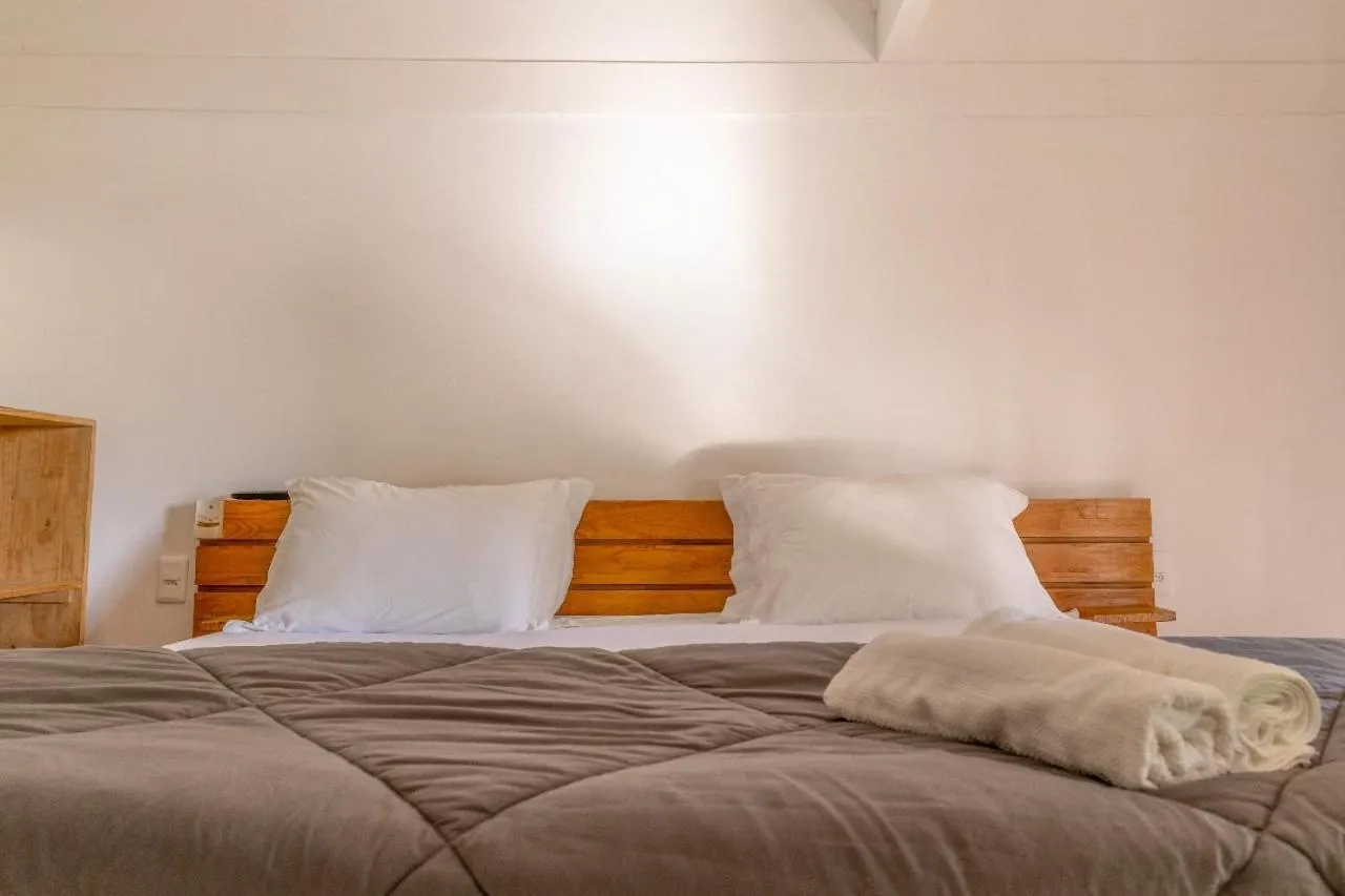 Bed in Pousada Marimar