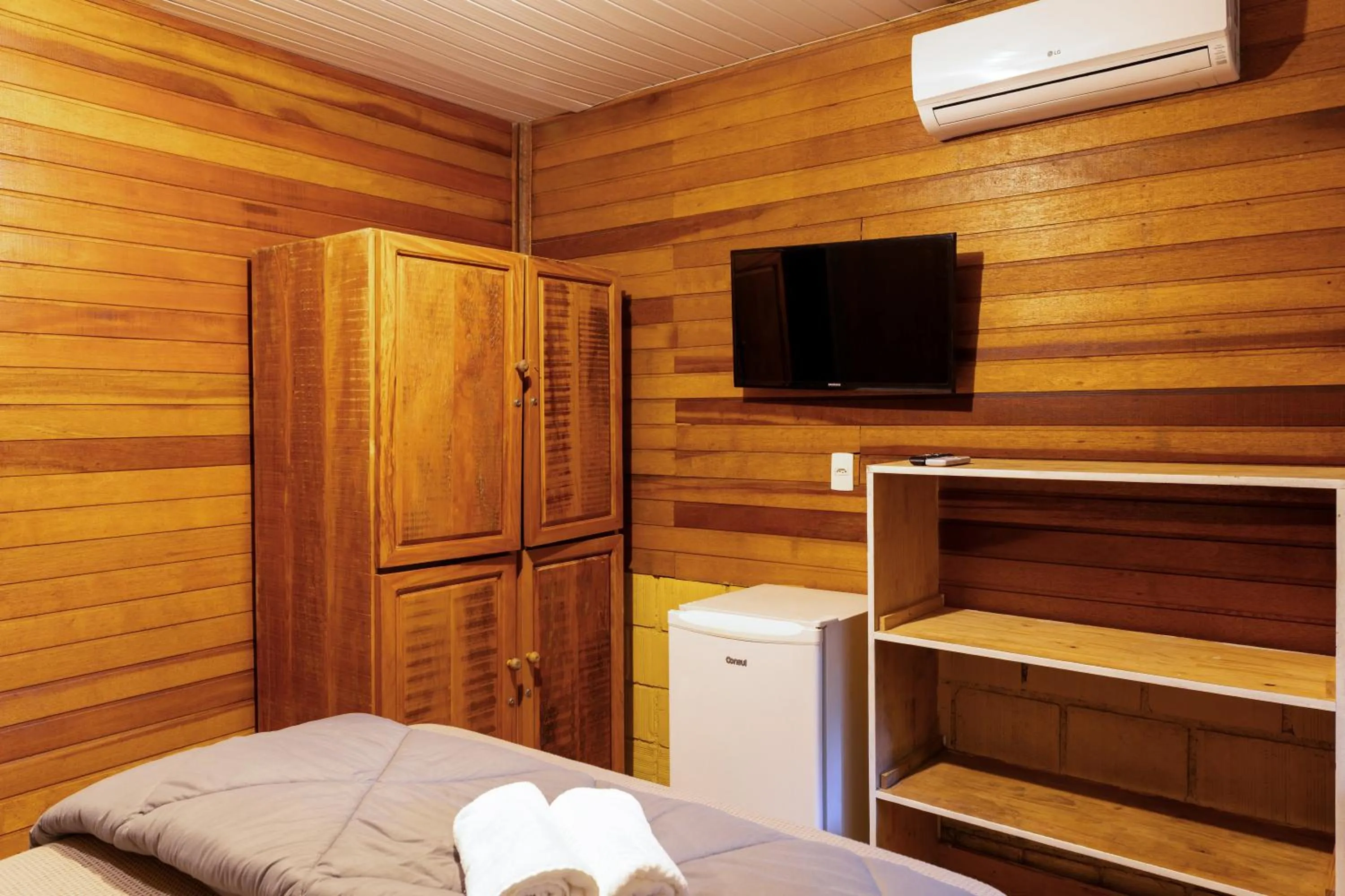 Bed in Pousada Marimar