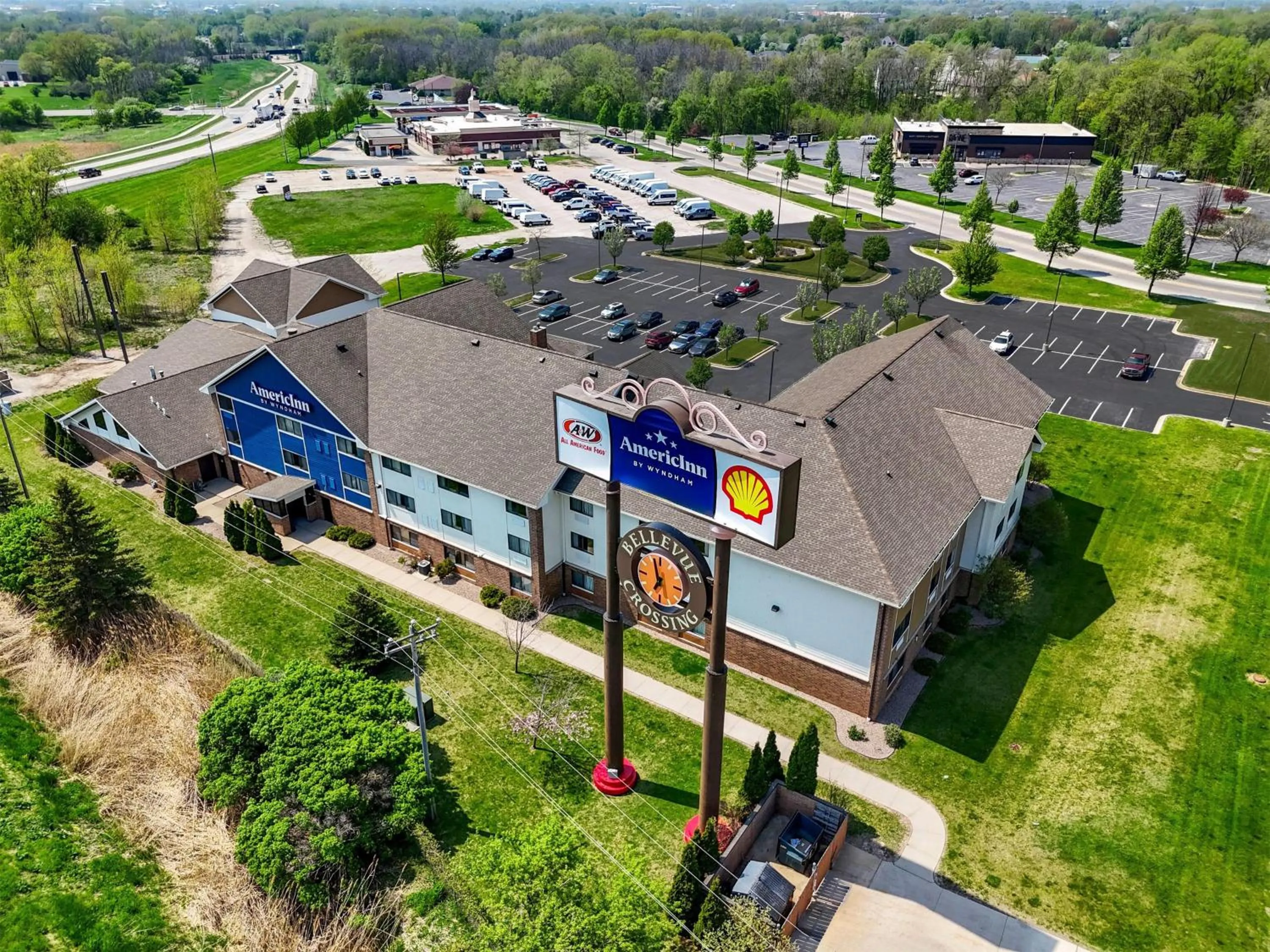 Property building in AmericInn by Wyndham Green Bay East