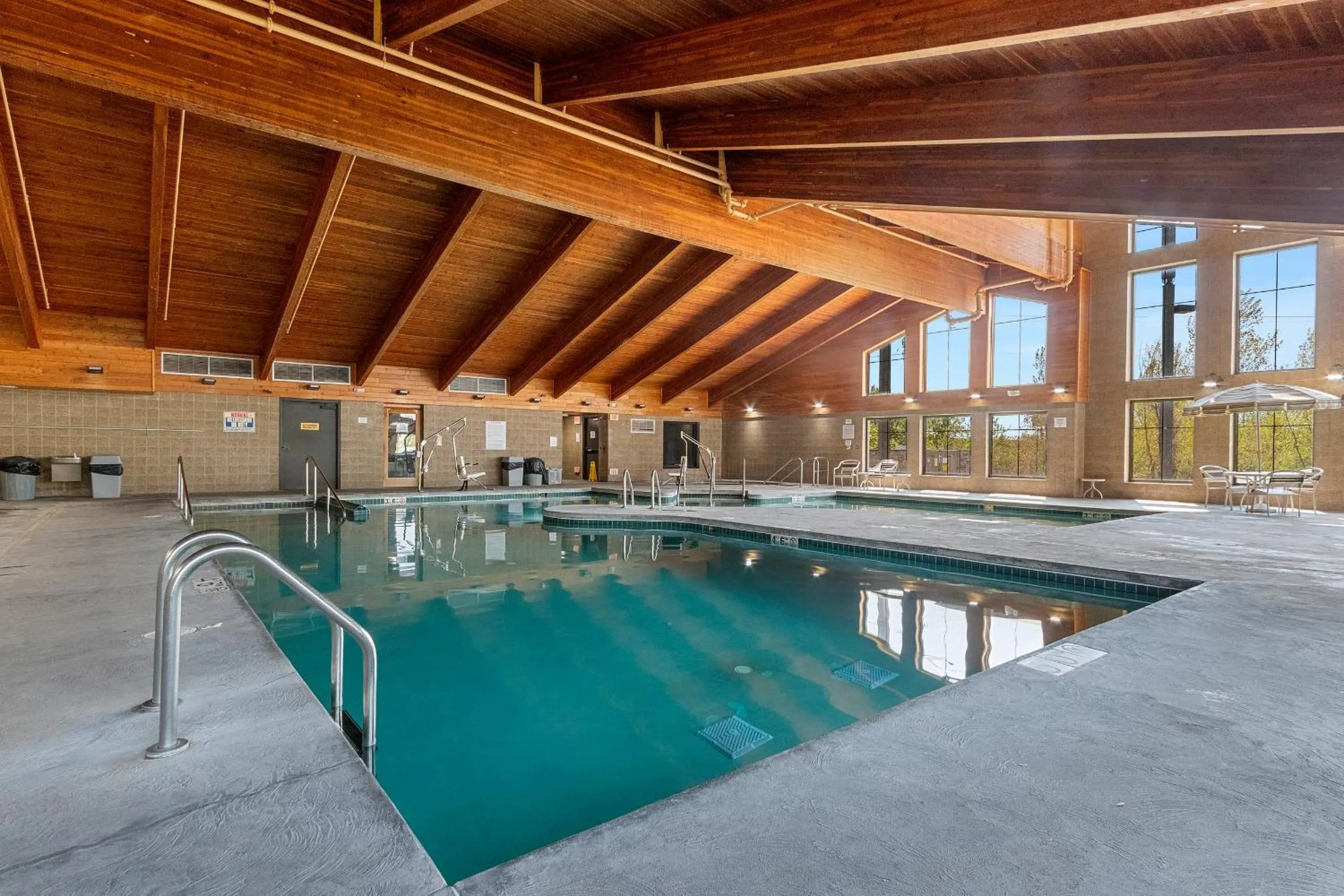 Swimming pool in AmericInn by Wyndham Green Bay East