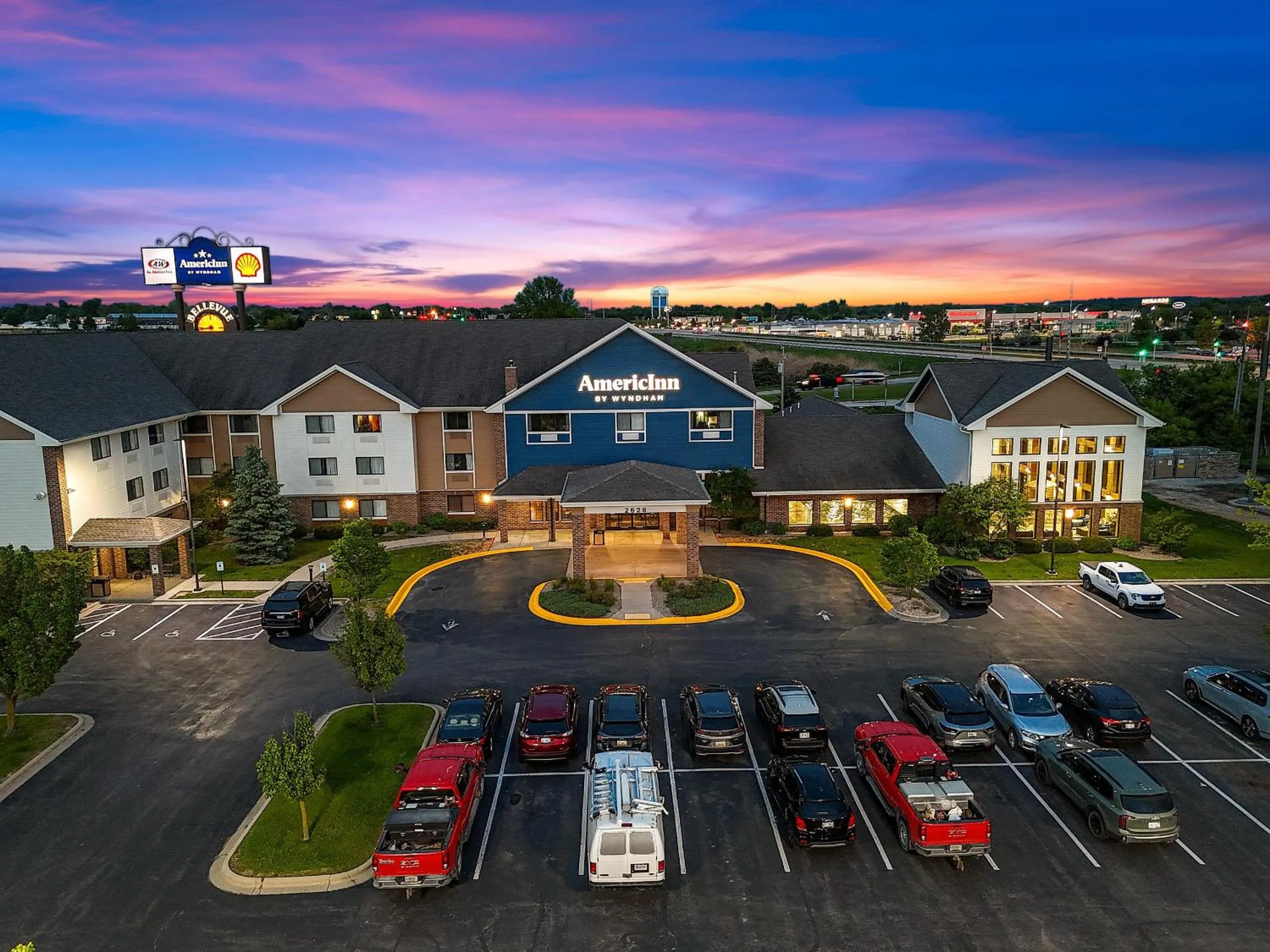 Property building in AmericInn by Wyndham Green Bay East