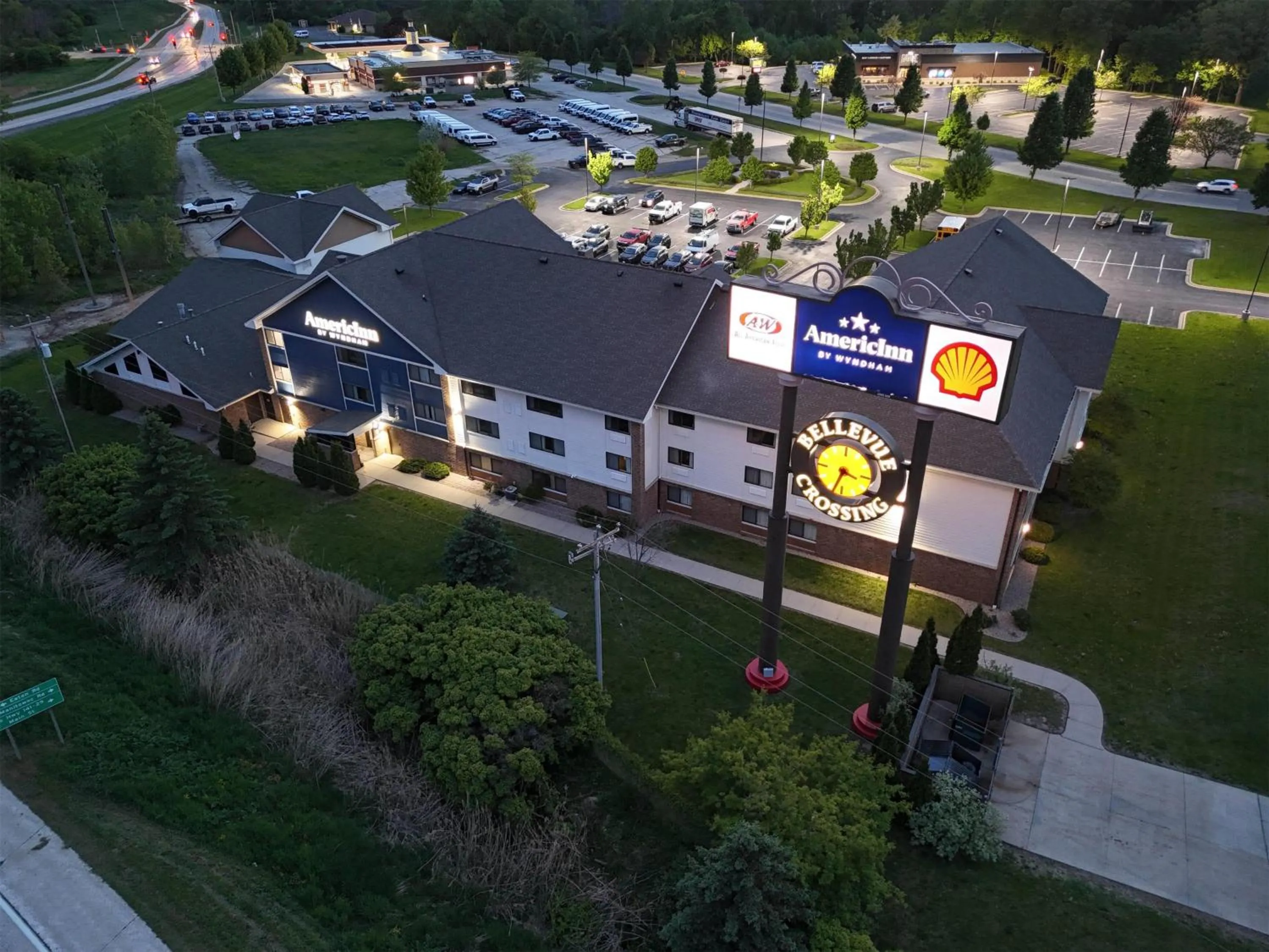 Property building in AmericInn by Wyndham Green Bay East