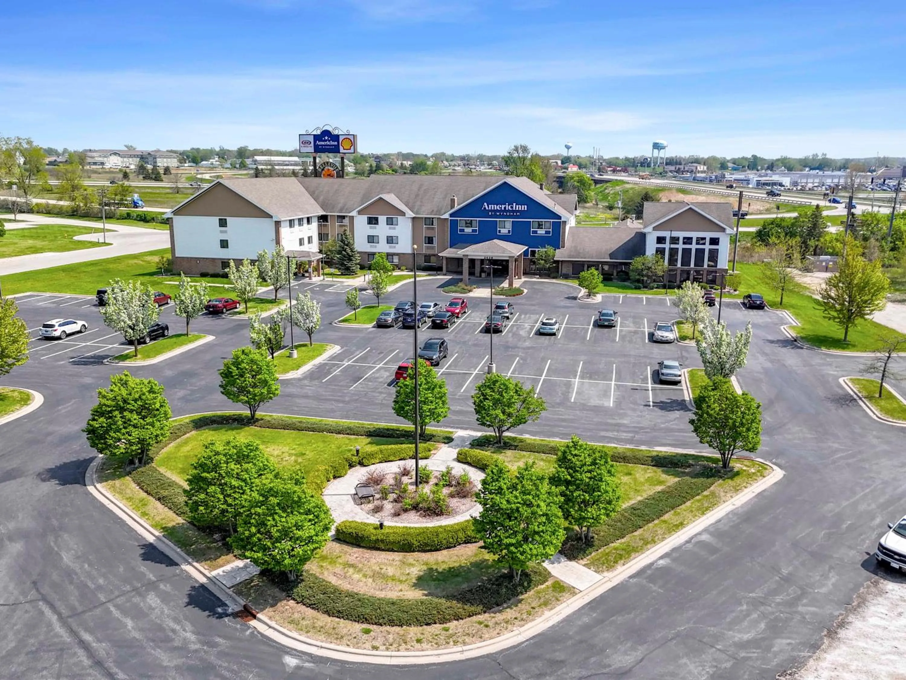 Property building in AmericInn by Wyndham Green Bay East