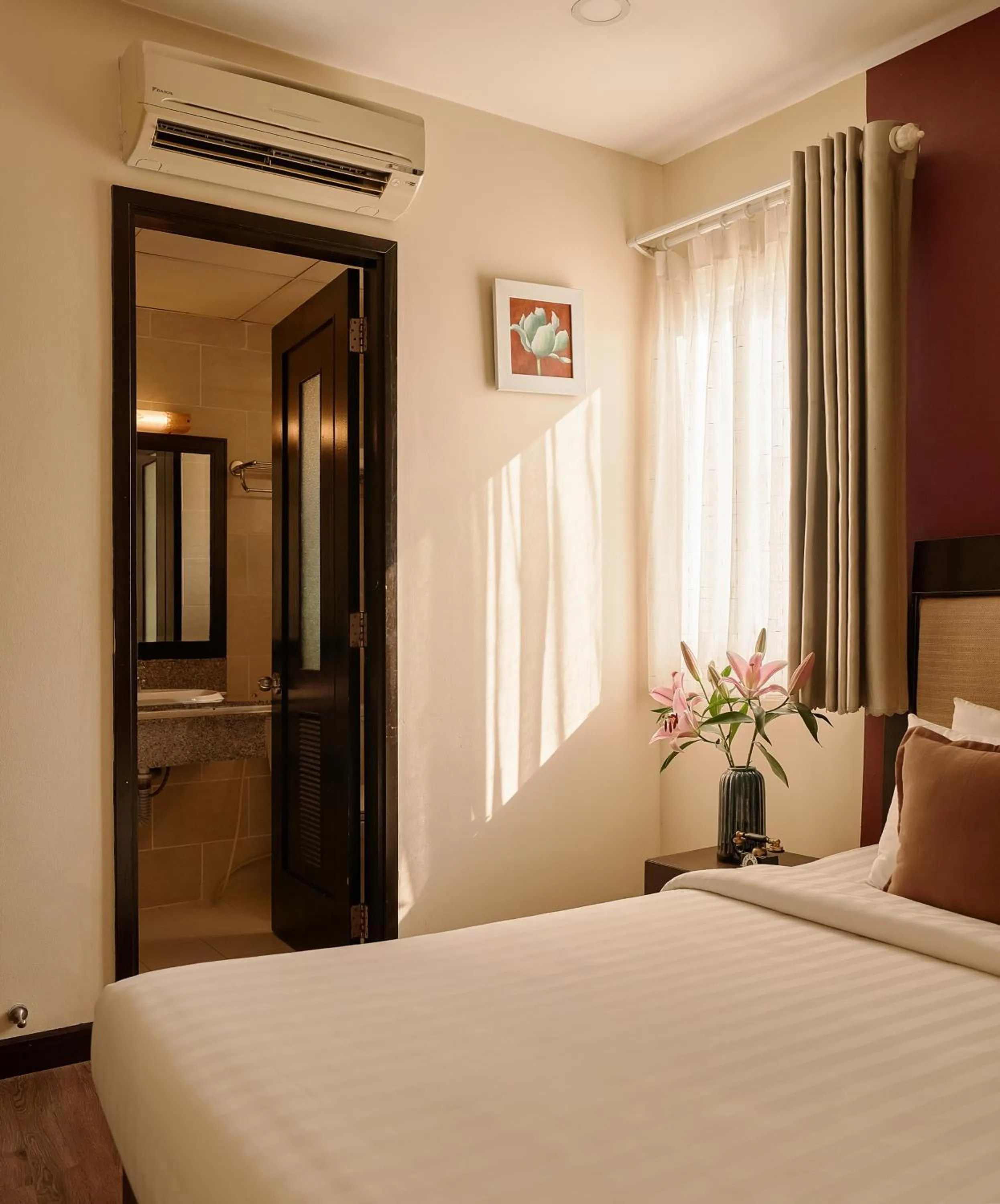 Bed in Asian Ruby Hotel & Spa - 122F Bui Thi Xuân Street