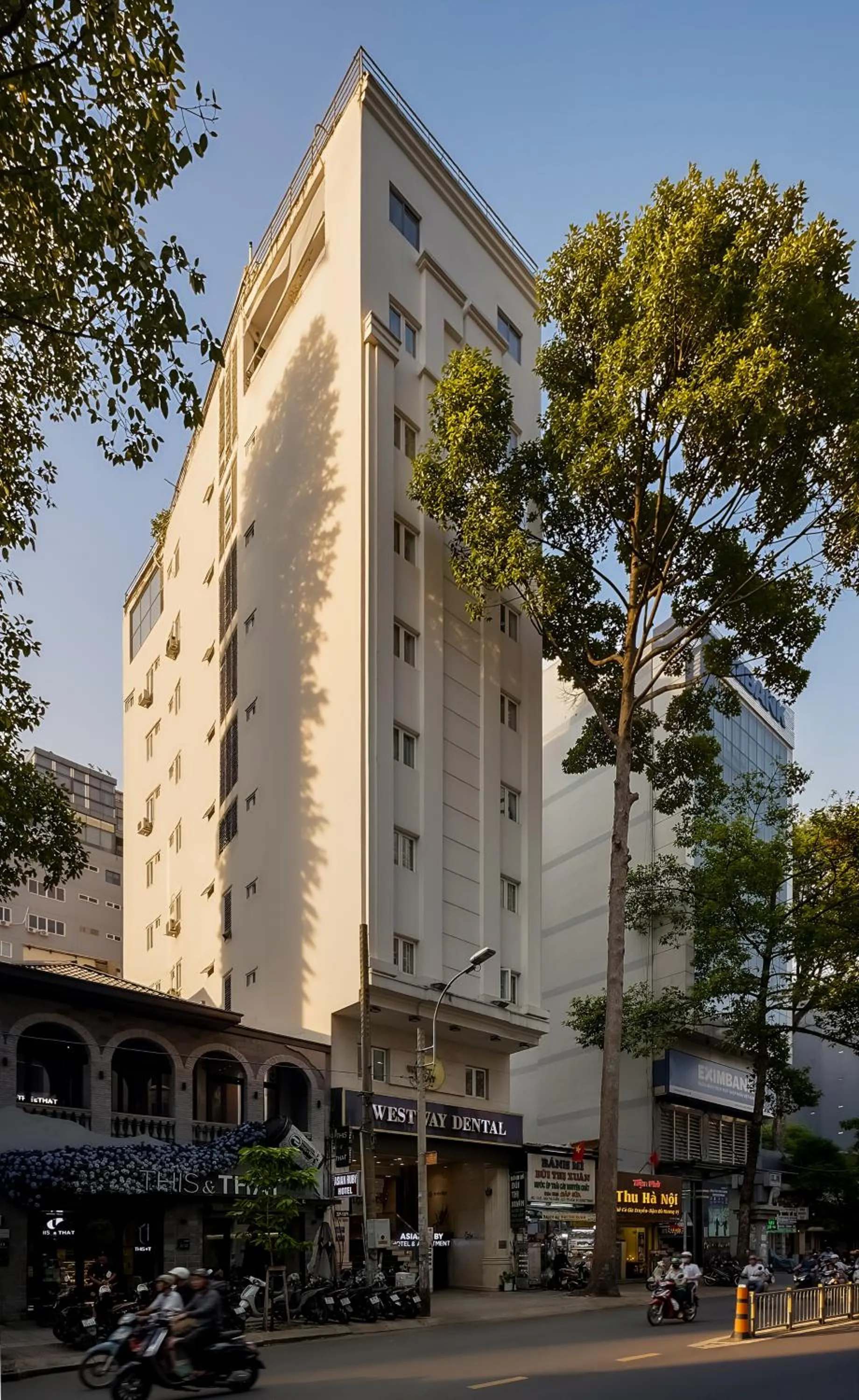 Property building in Asian Ruby Hotel & Spa - 122F Bui Thi Xuân Street