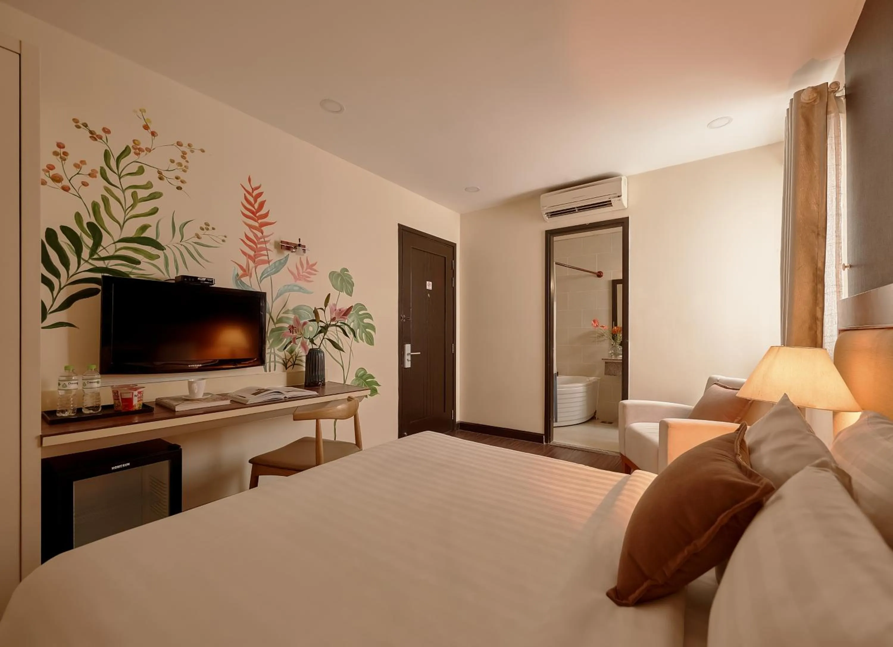 Bed in Asian Ruby Hotel & Spa - 122F Bui Thi Xuân Street