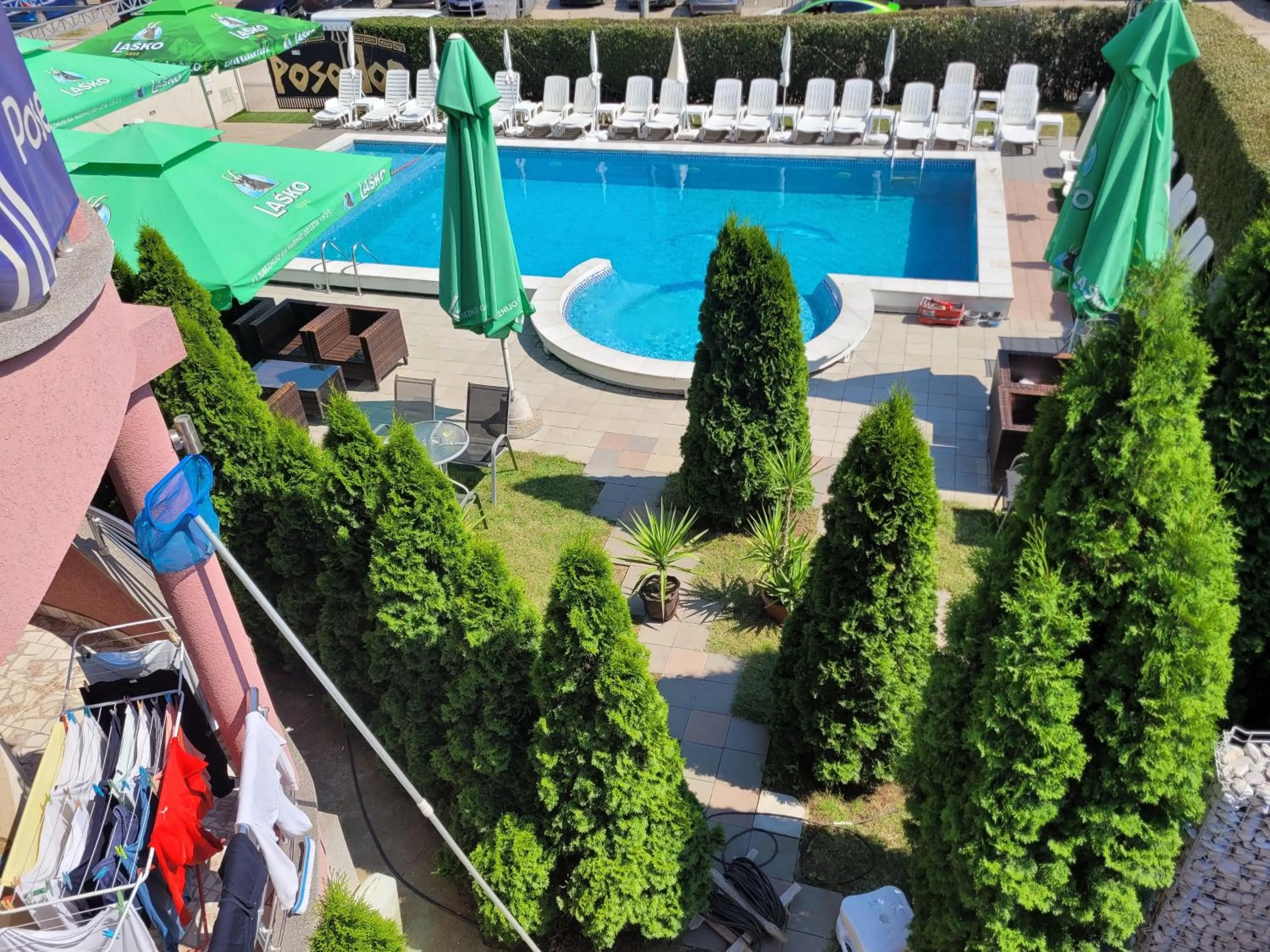 Swimming pool in Poseidon Apartment