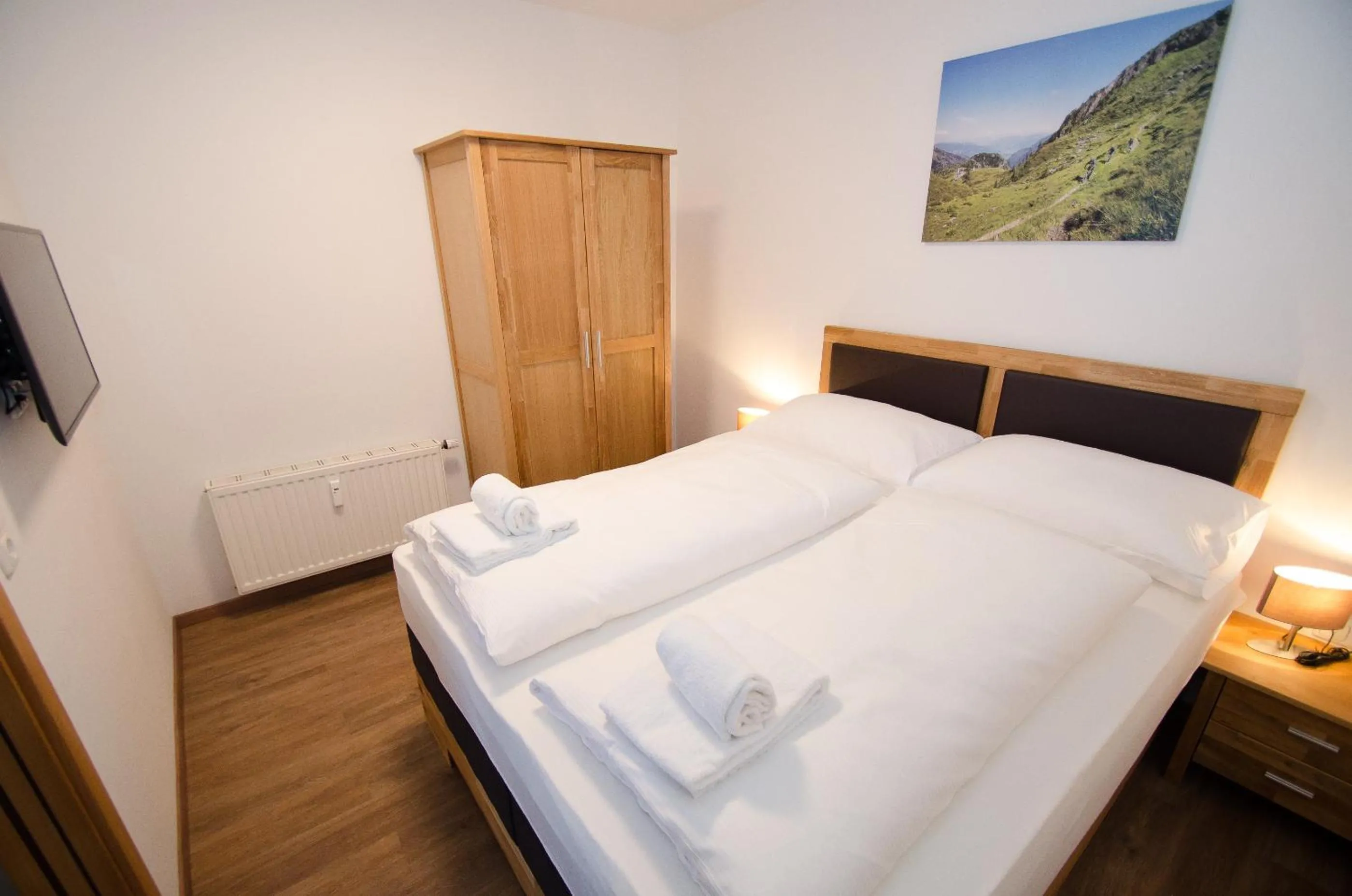 Bedroom, Bed in Apartments Summer & Winter Fun by All in One Apartments incl SUMMER CARD