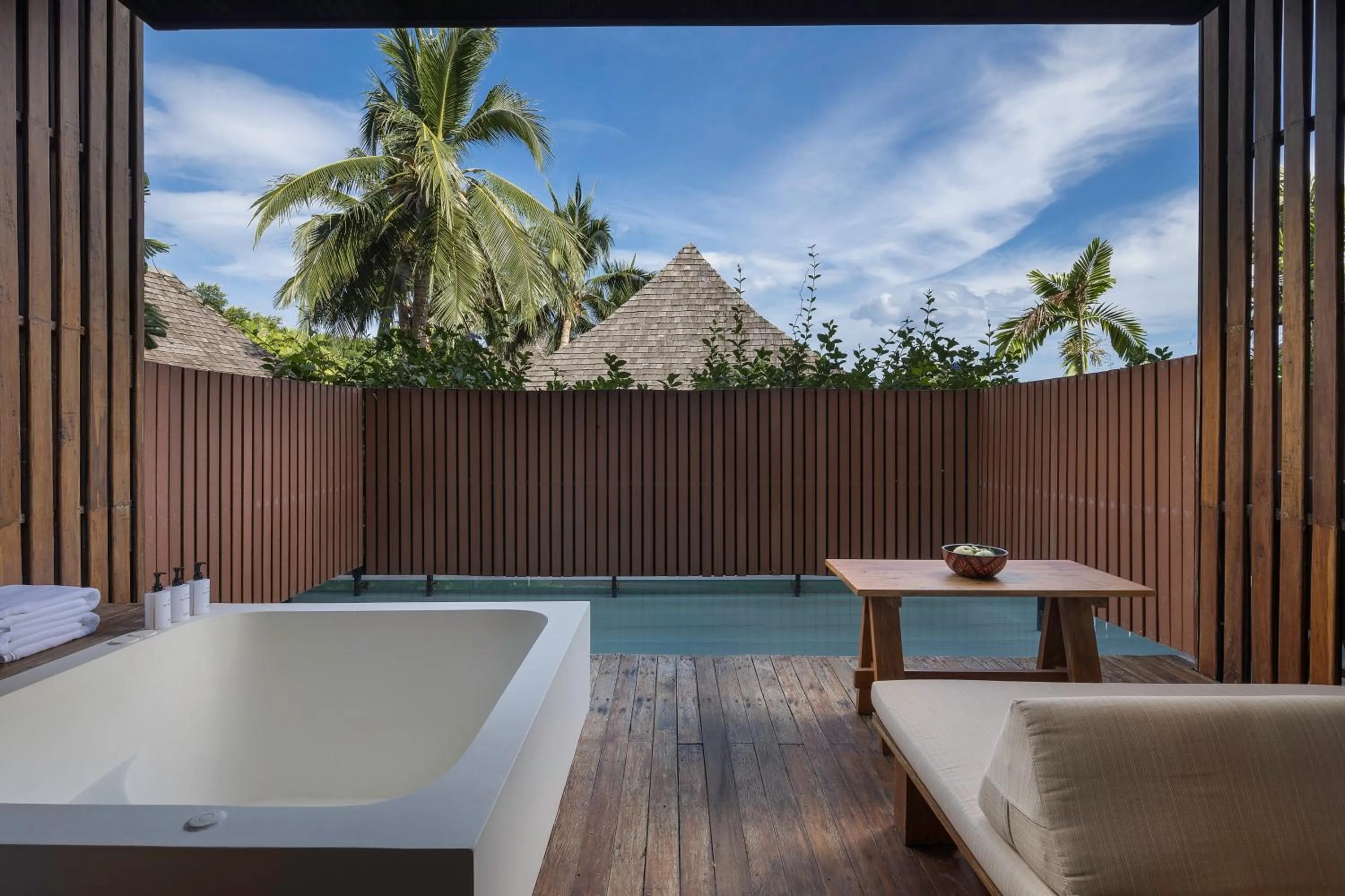 Patio in Silavadee Pool Spa Resort - SHA Extra Plus