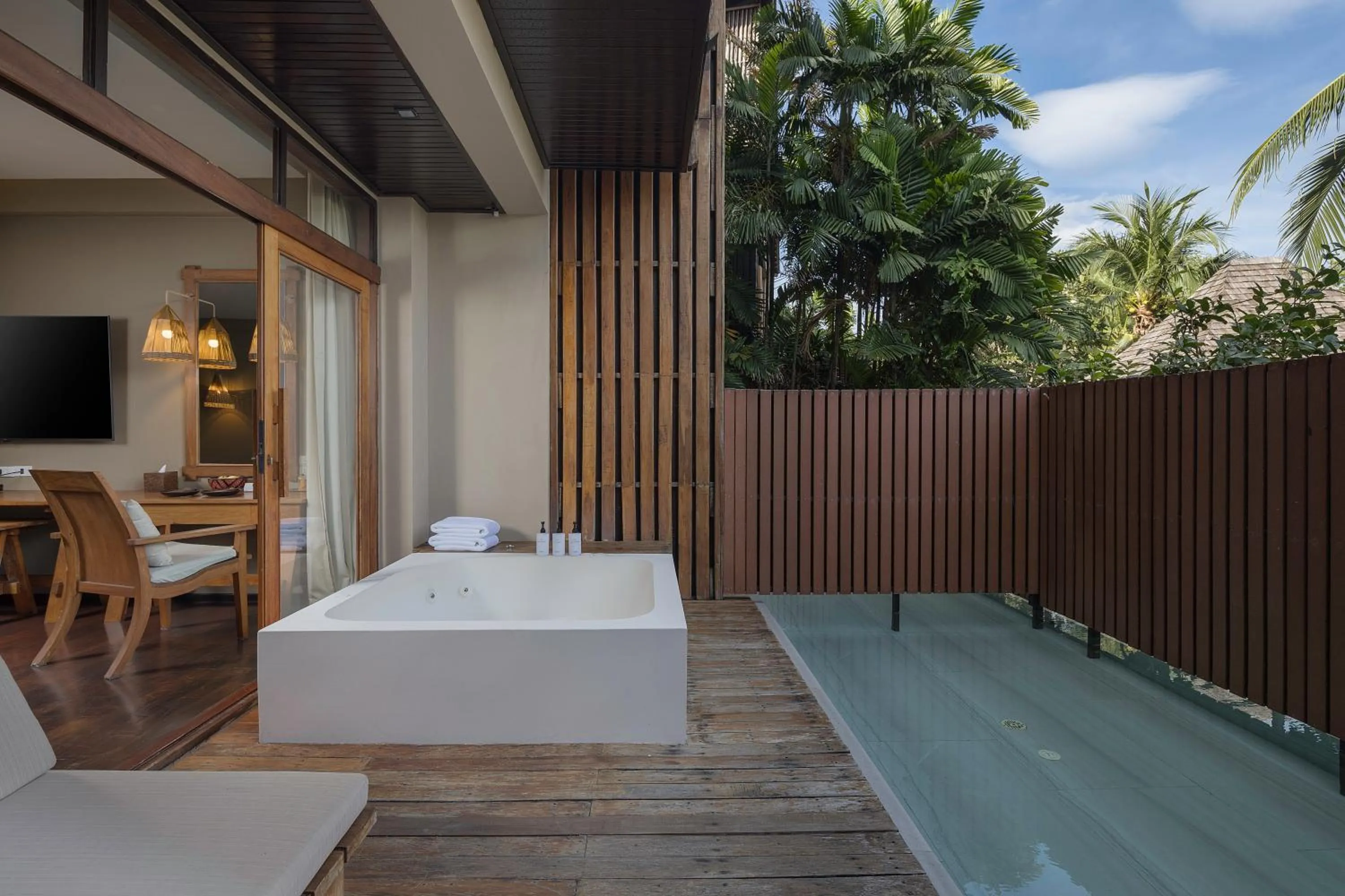 Patio in Silavadee Pool Spa Resort - SHA Extra Plus