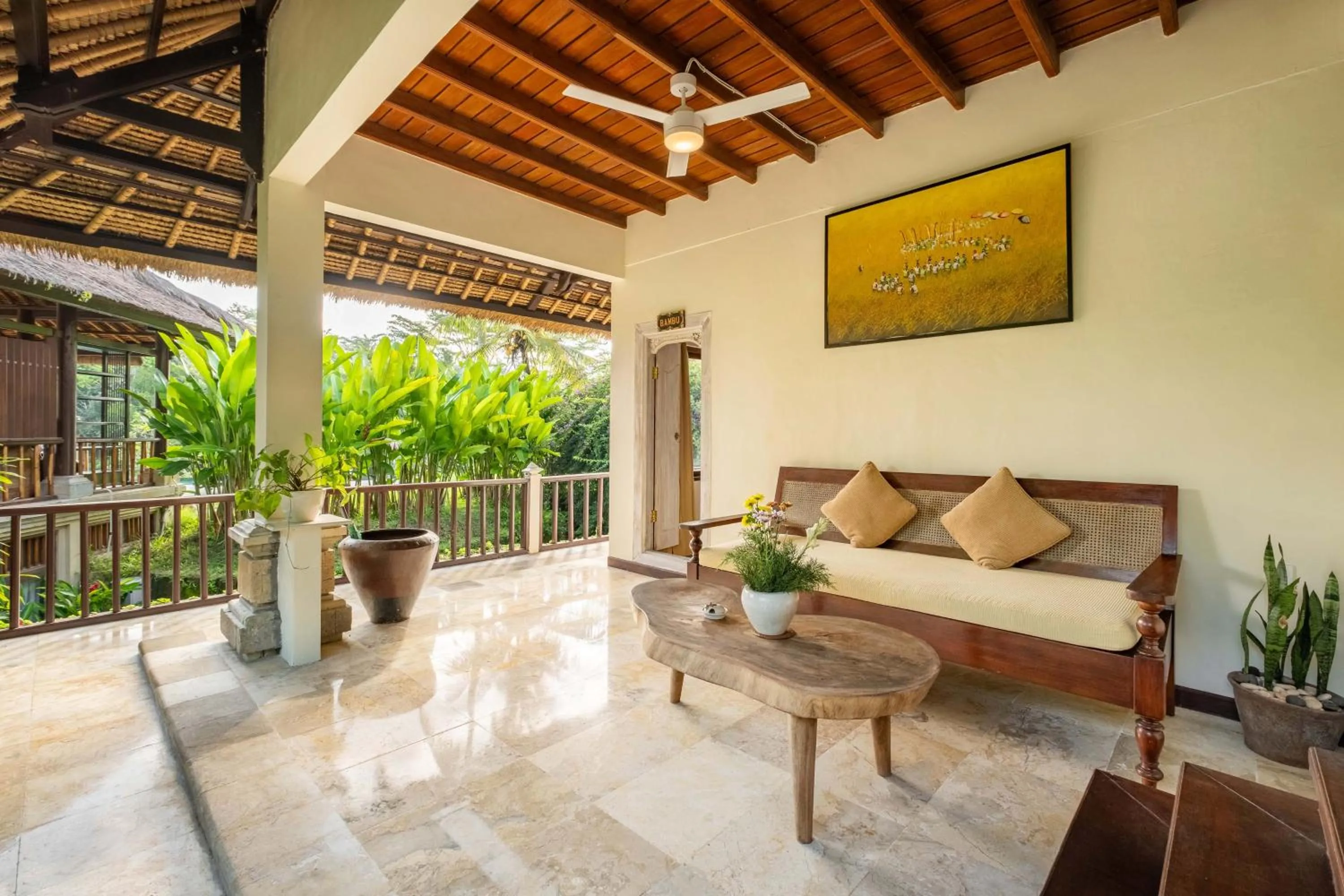 Balcony/Terrace in Villa Semana Resort Ubud