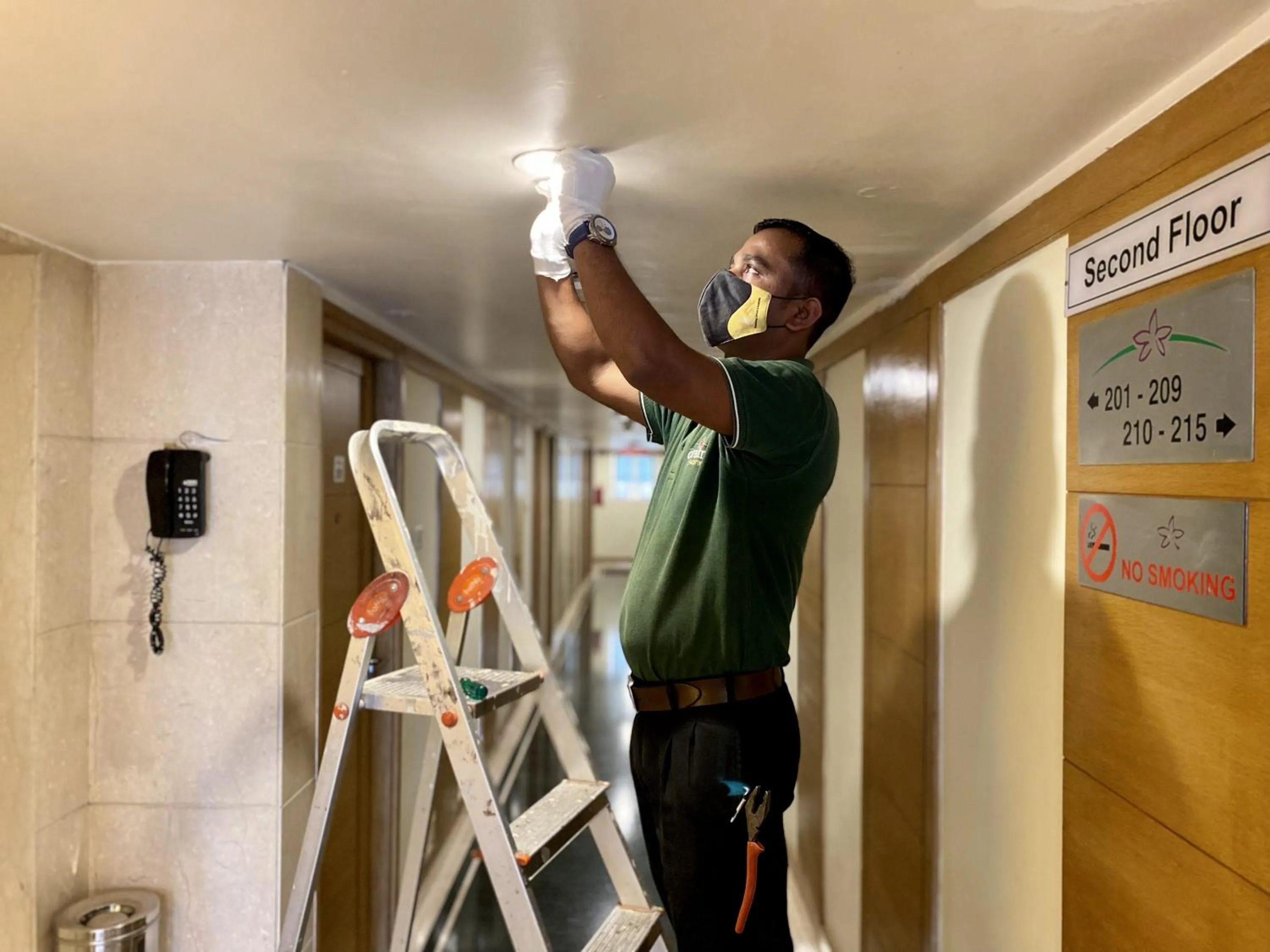 Staff in Coraltree Hotel Bangalore