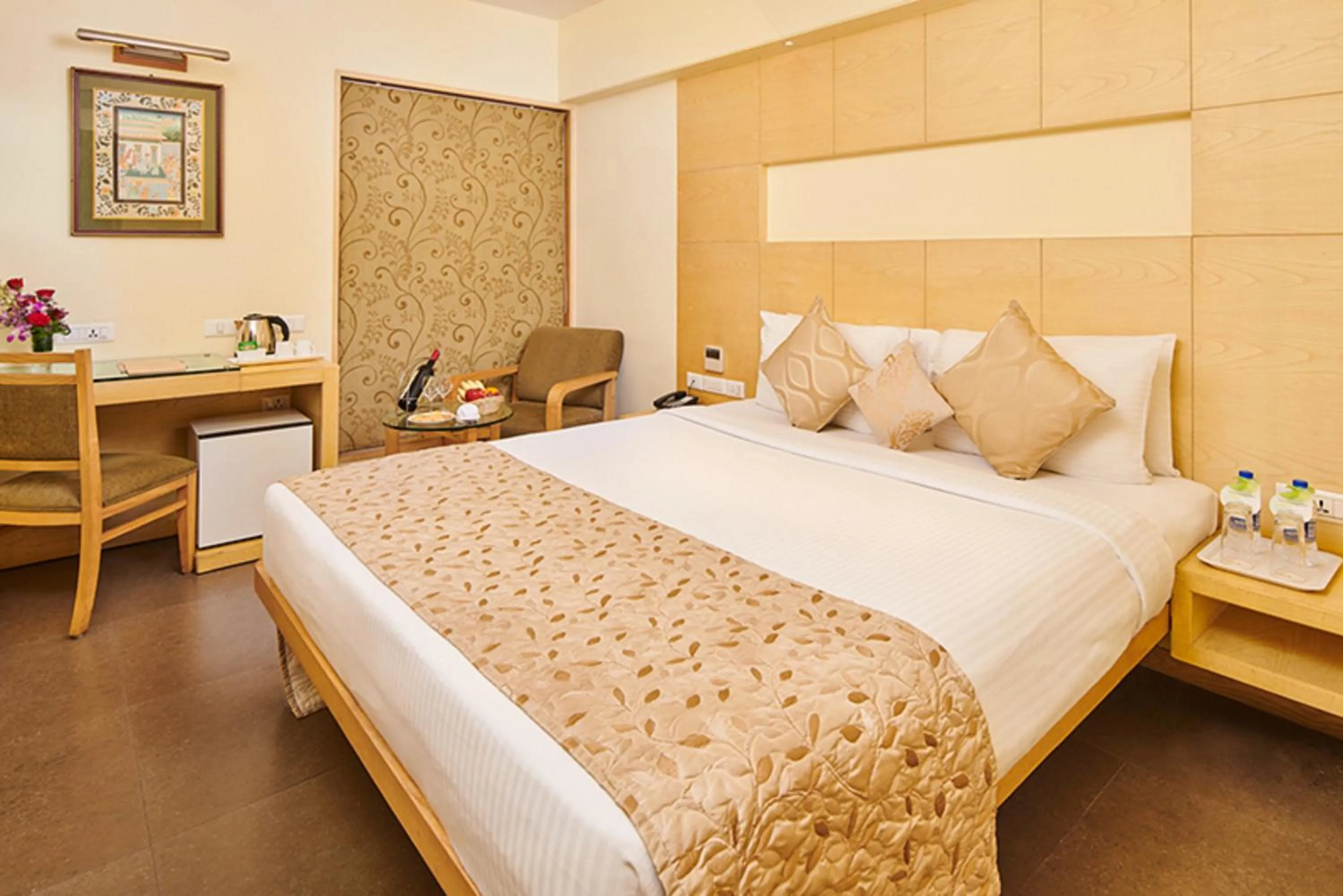Bed in Coraltree Hotel Bangalore