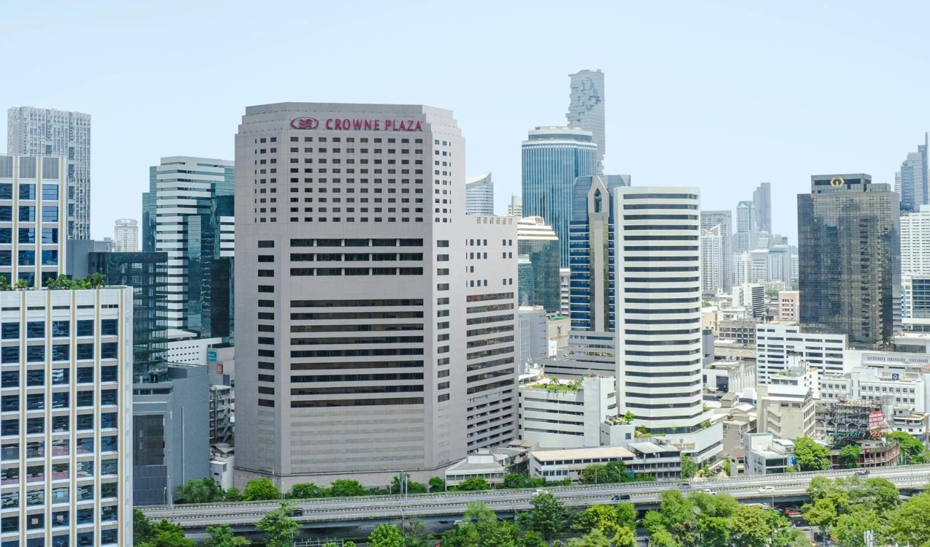 Property building in Crowne Plaza Bangkok Lumpini Park by IHG