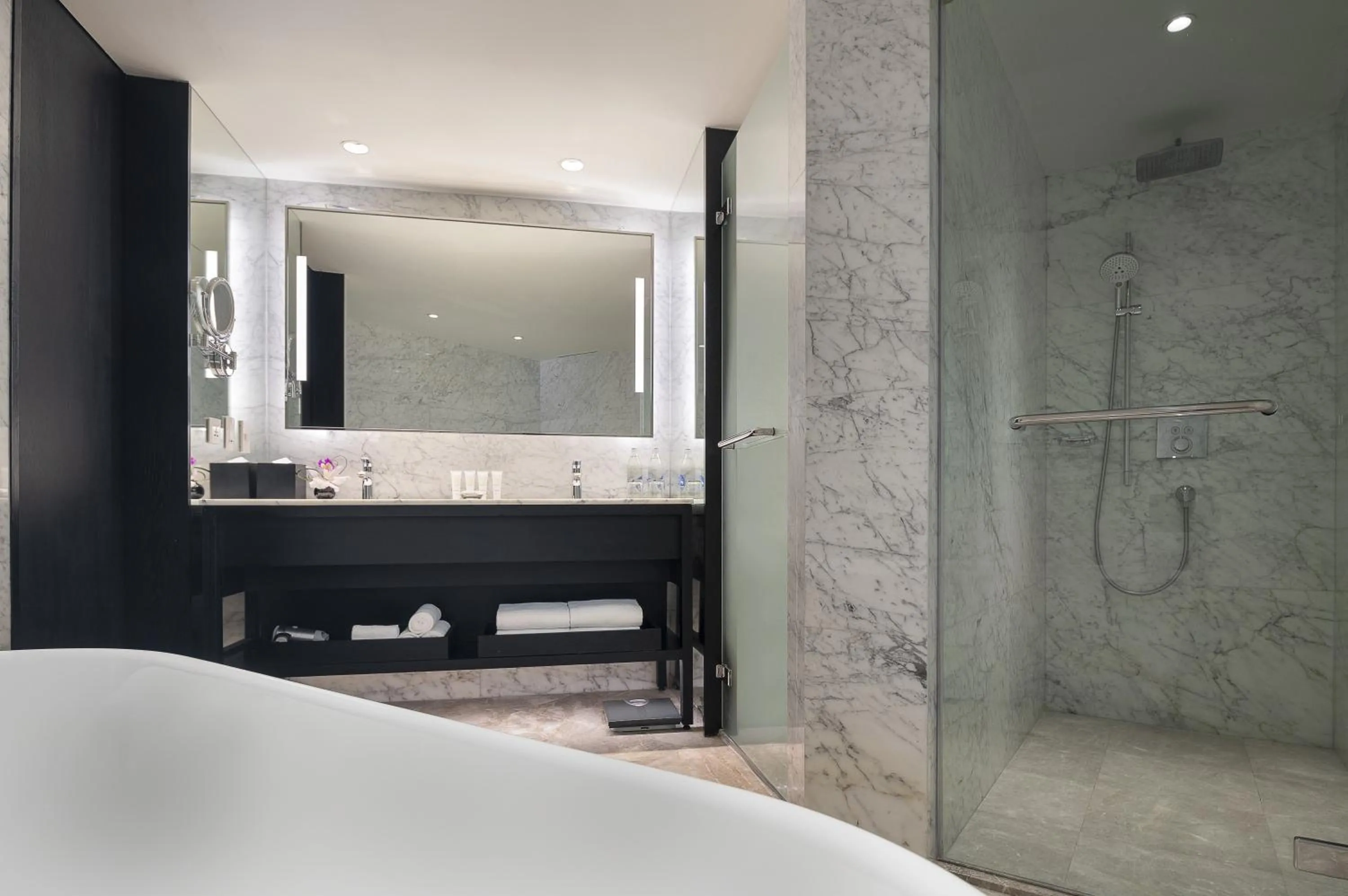 Bathroom in Crowne Plaza Bangkok Lumpini Park by IHG