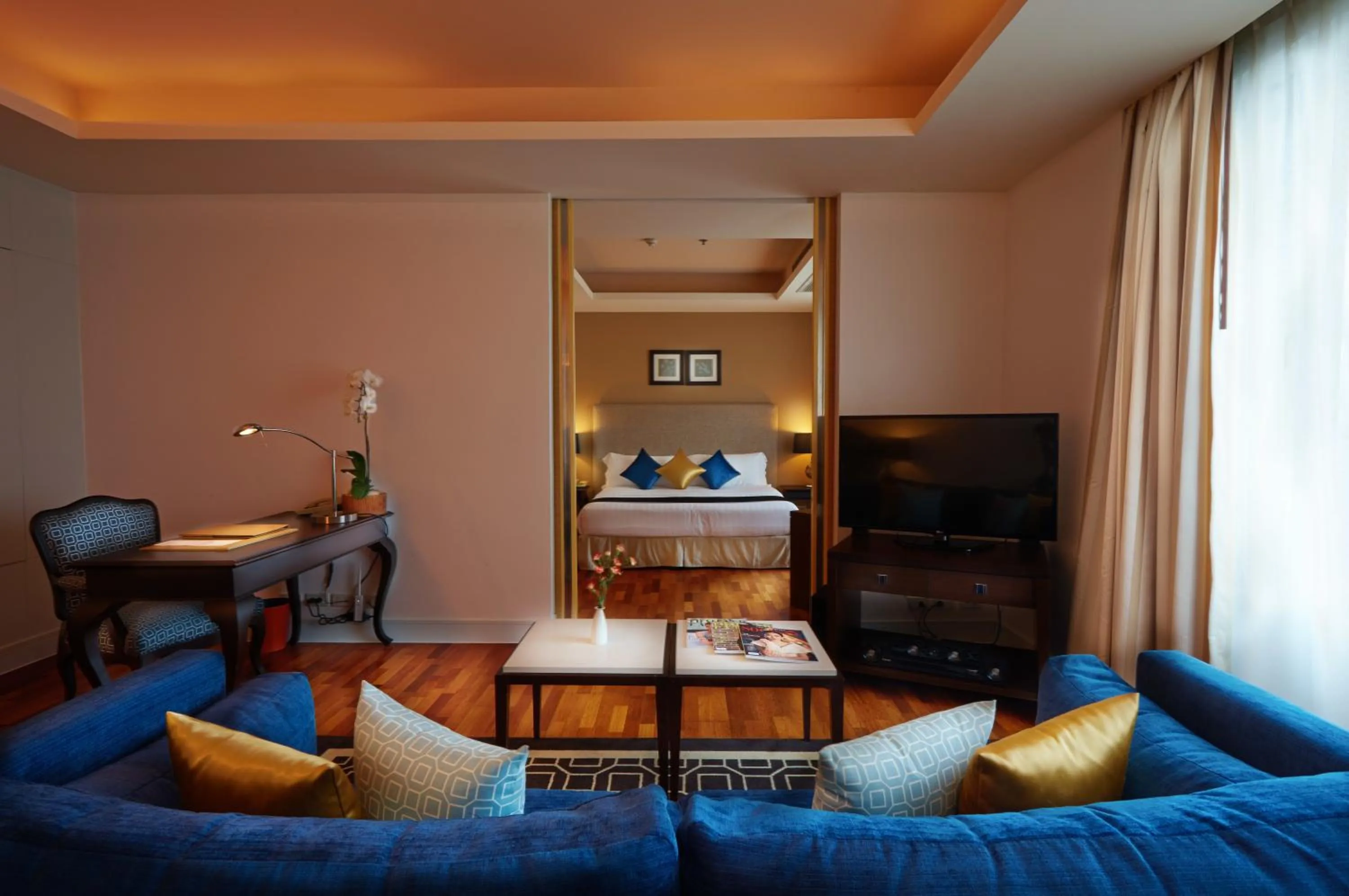 Living room in The Duchess Hotel