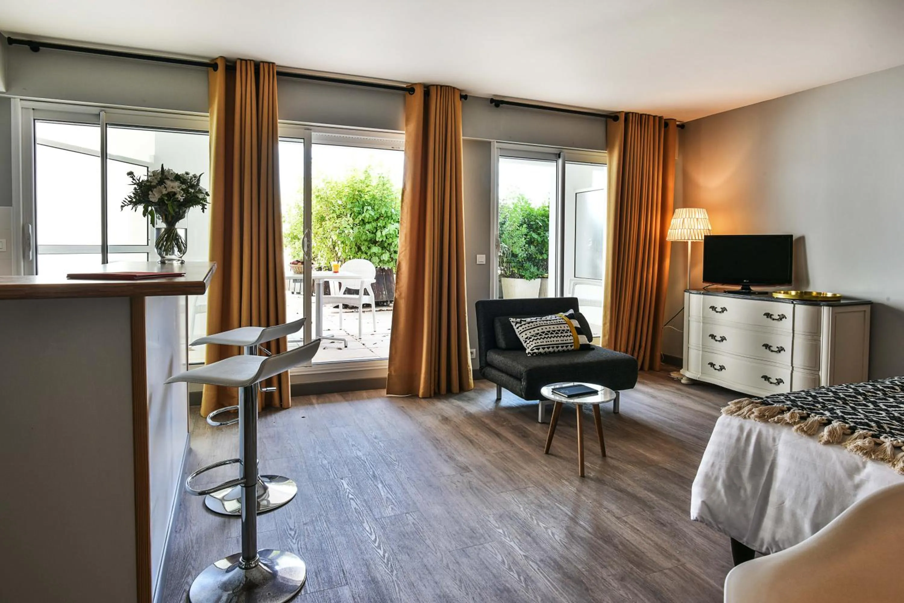 Balcony/Terrace in Hôtel La Réserve