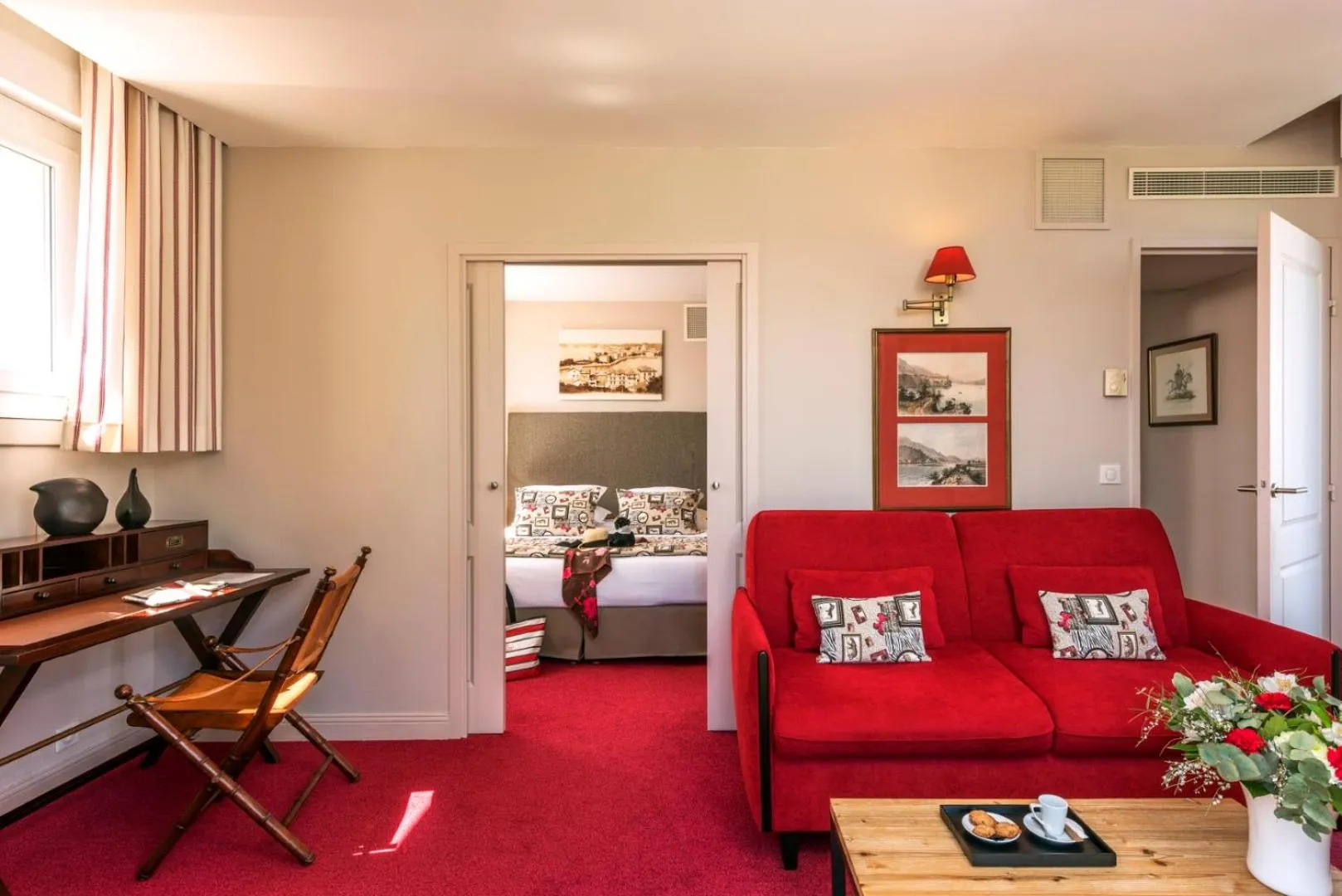 Living room in Hôtel La Réserve