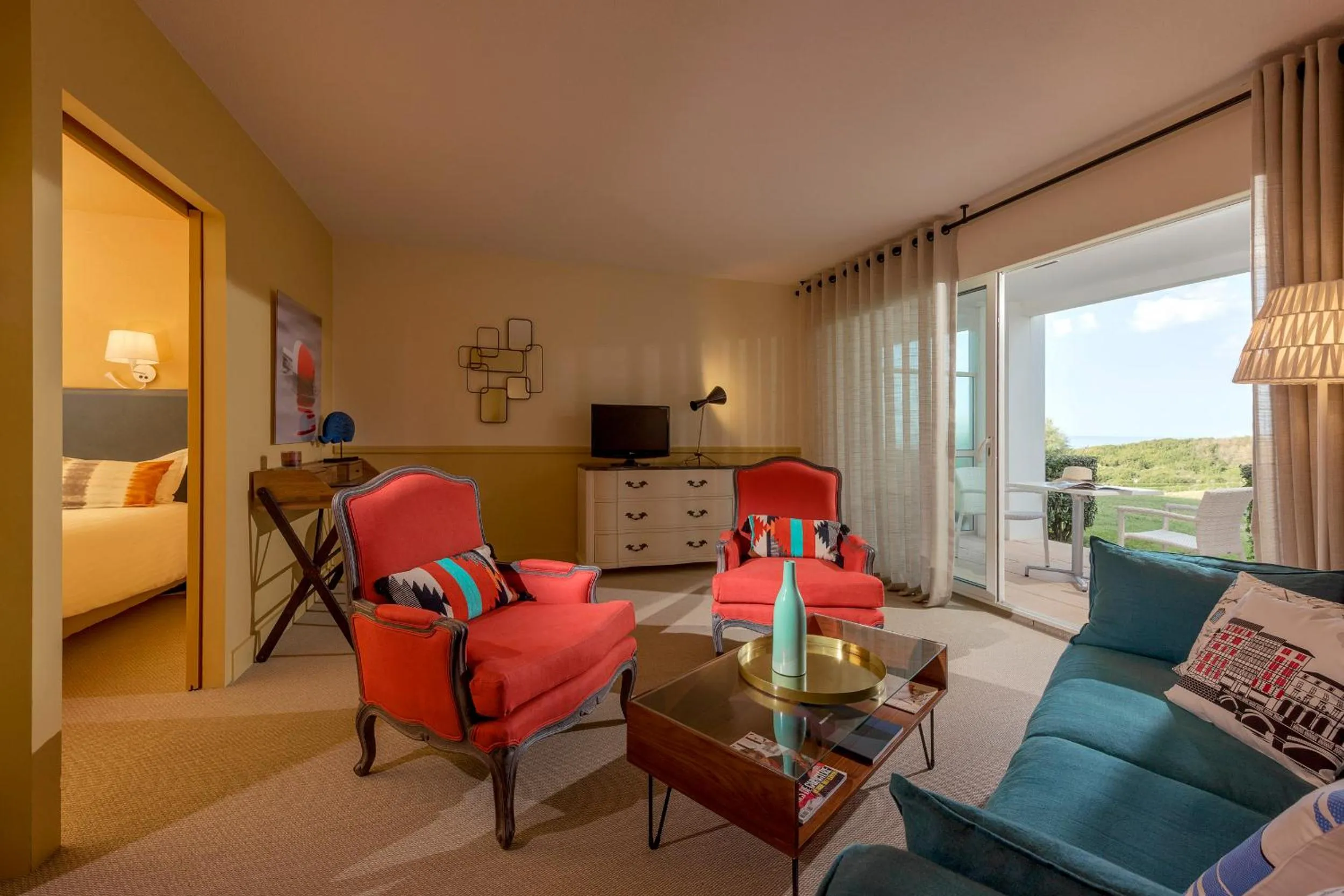 Balcony/Terrace in Hôtel La Réserve