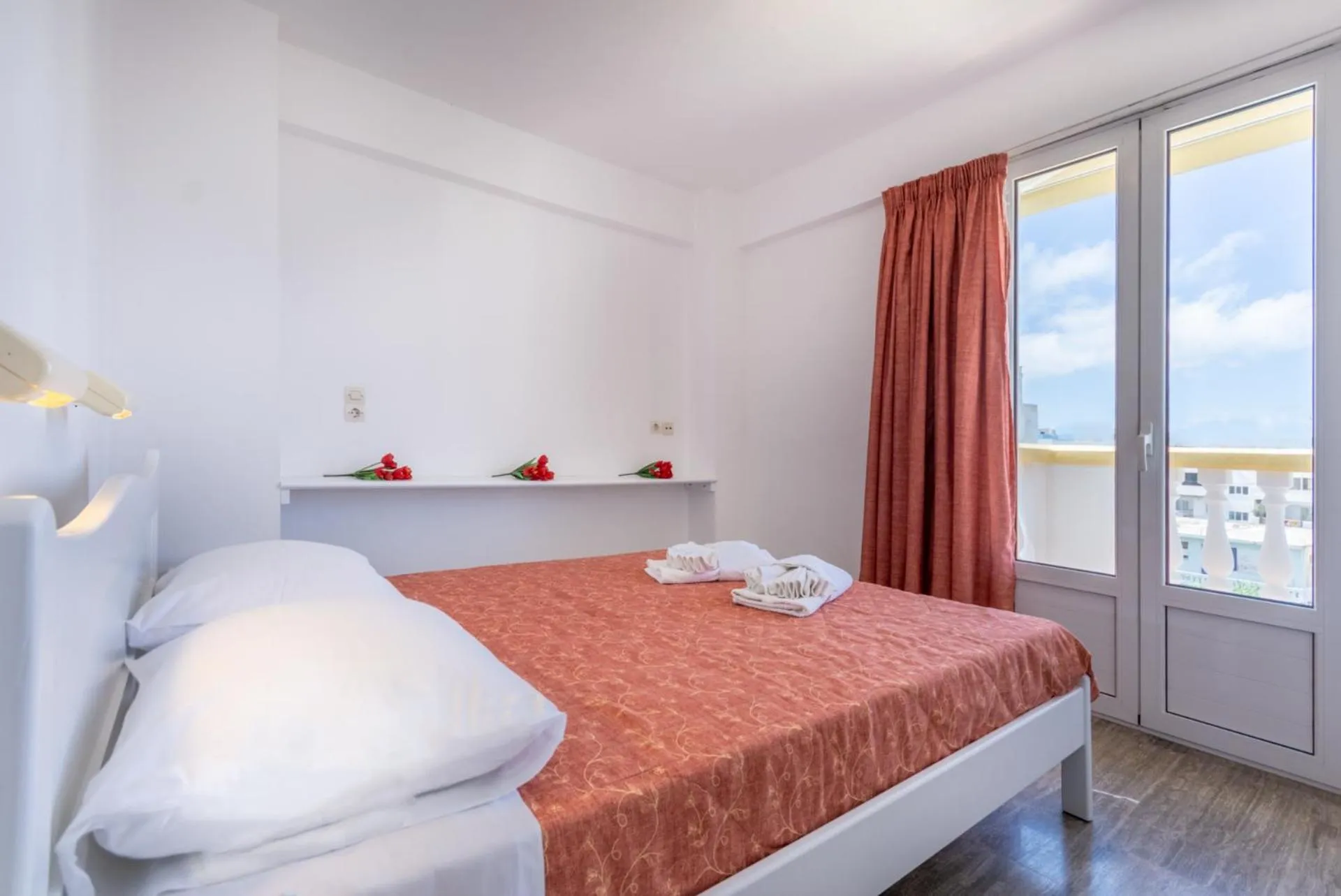 Bed in Irini Apartments