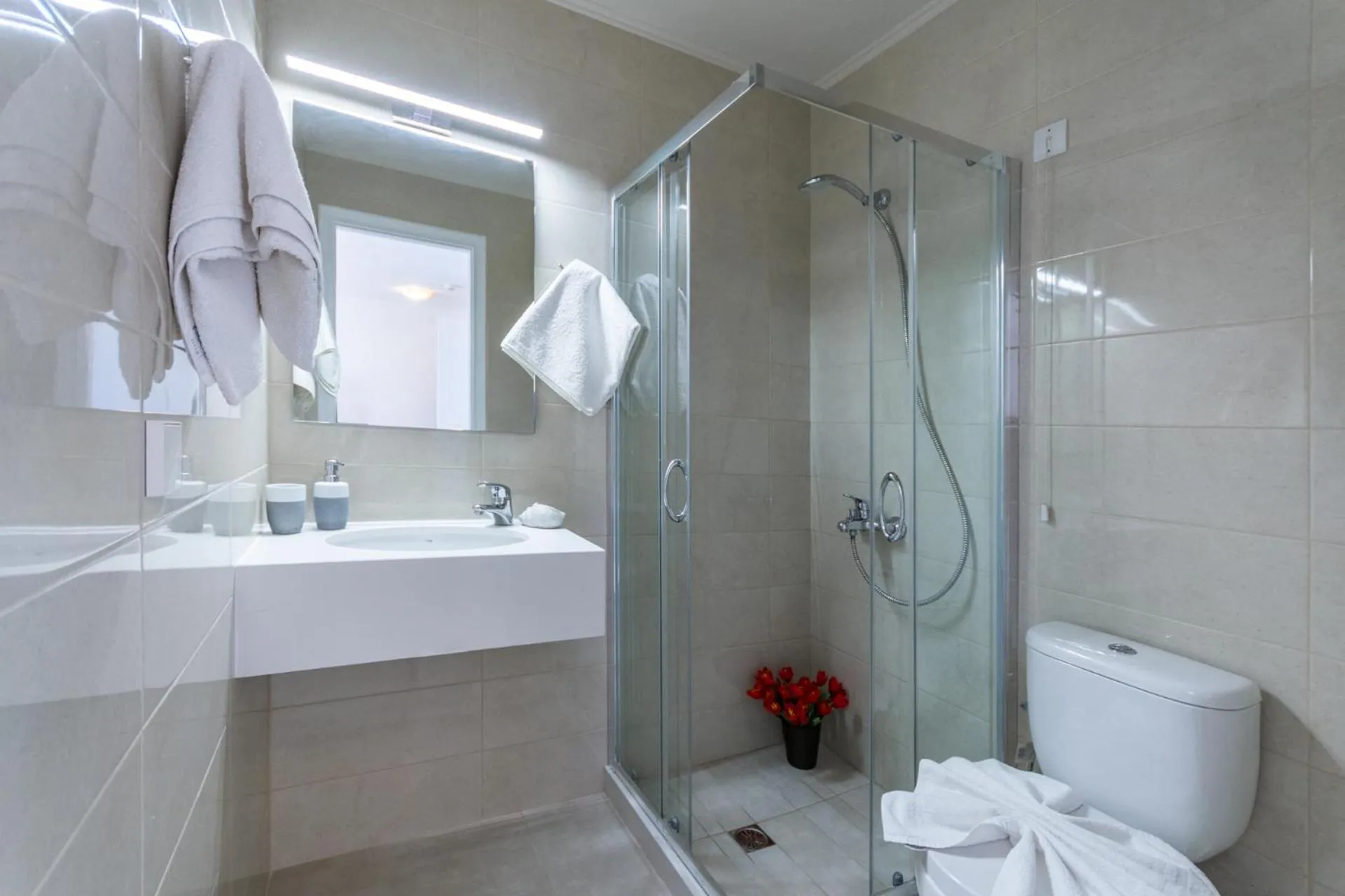 Shower in Irini Apartments