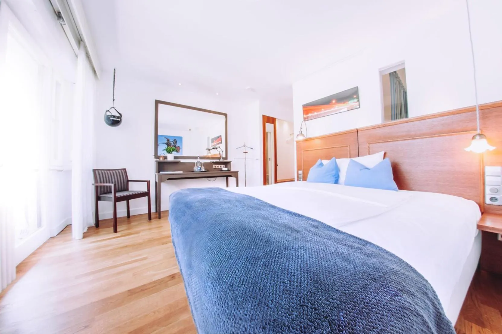 Bed in Hotel Zum Ochsen