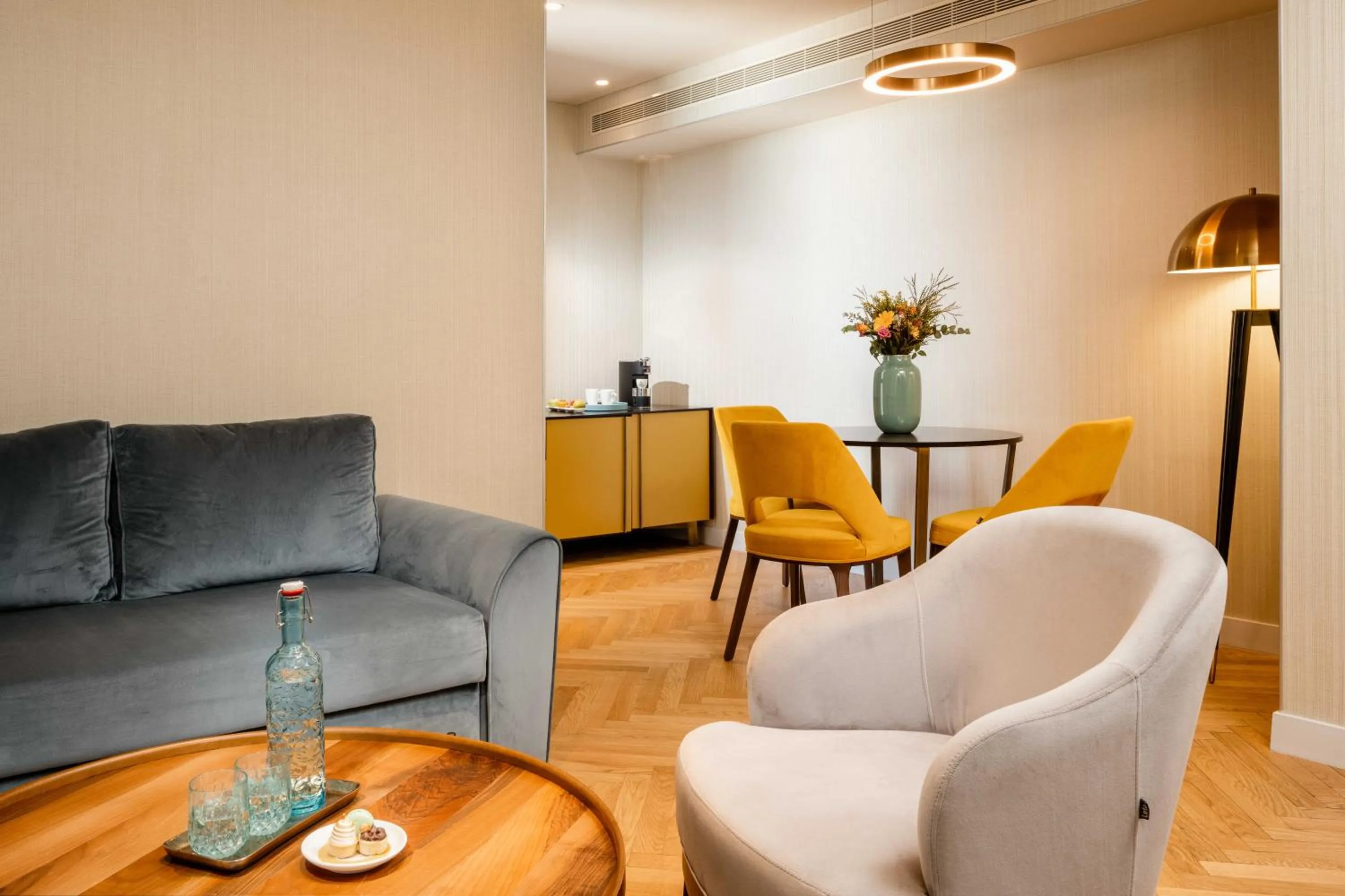 Seating area in VERT Jerusalem by AFI Hotel