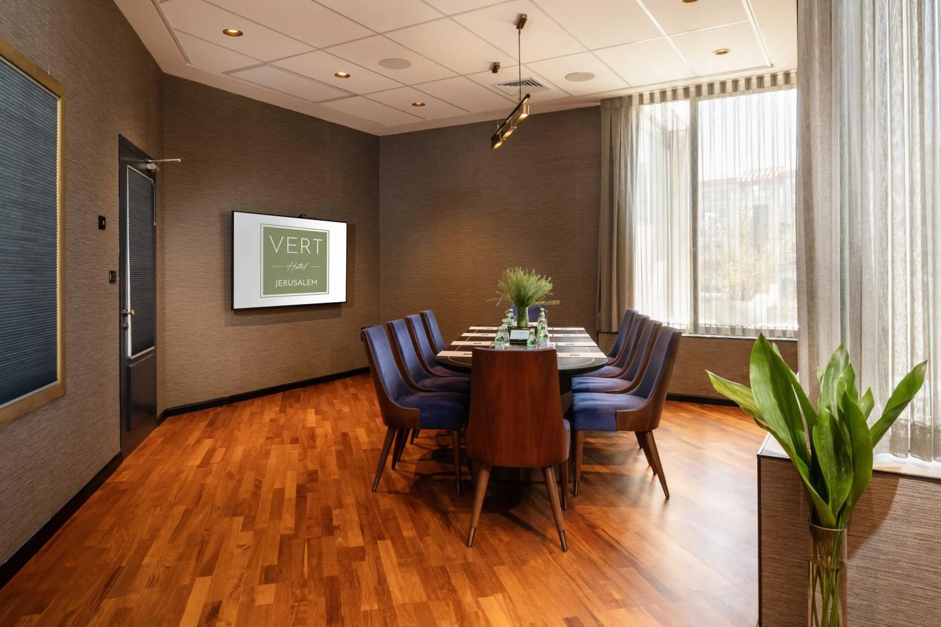 Seating area in VERT Jerusalem by AFI Hotel