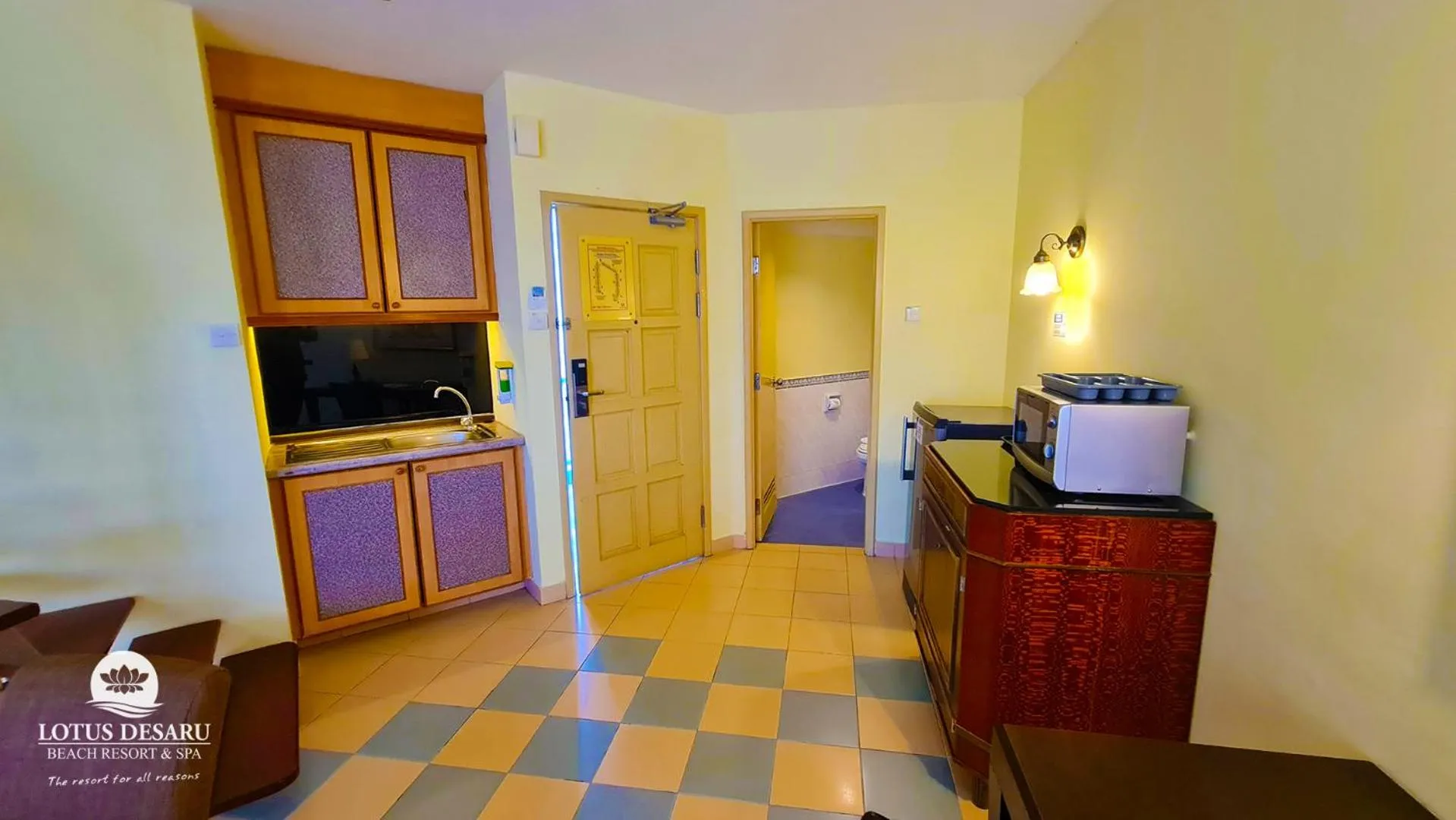 Kitchen or kitchenette in Lotus Desaru Beach Resort & Spa